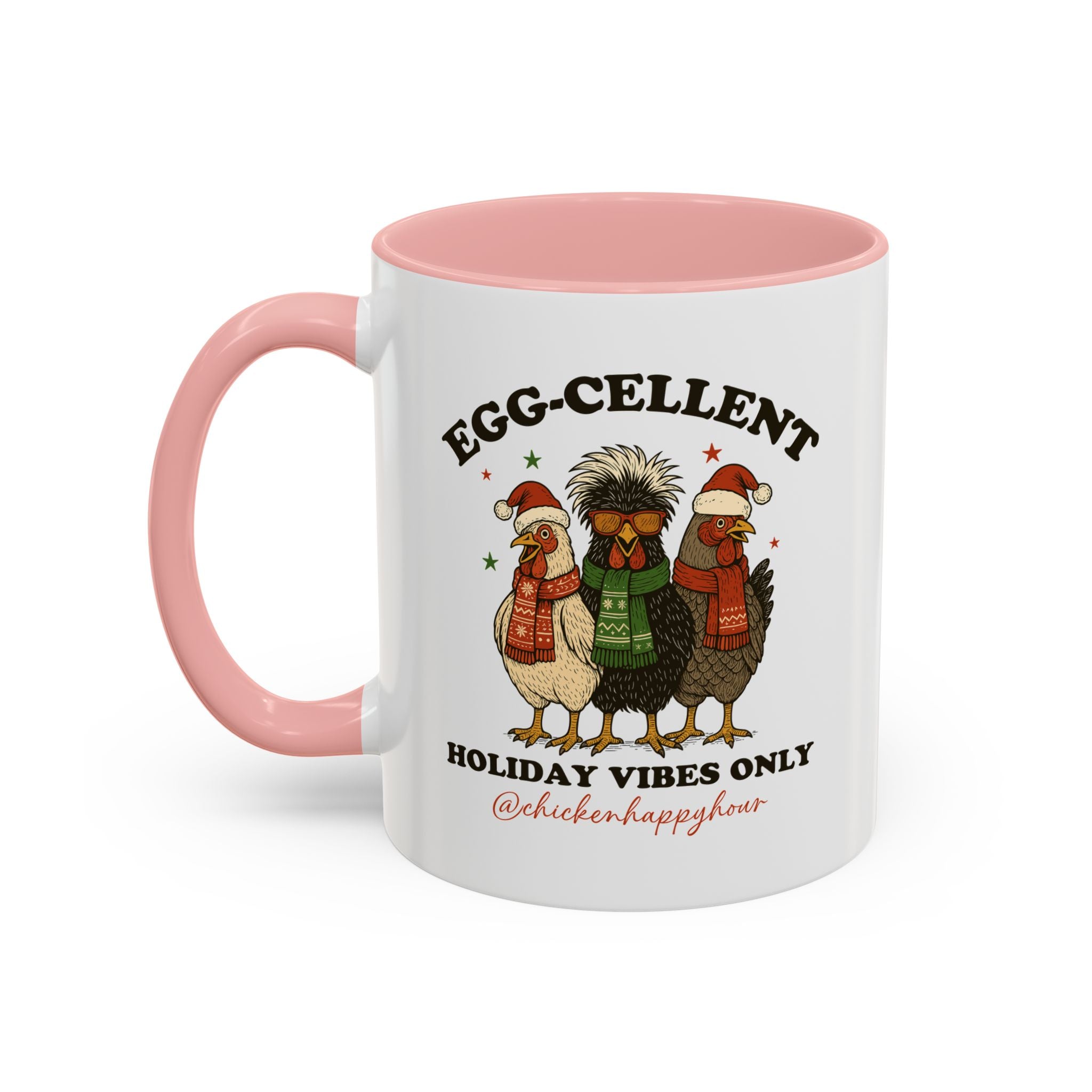Egg-Cellent Holiday Vibes Only Coffee Mug
