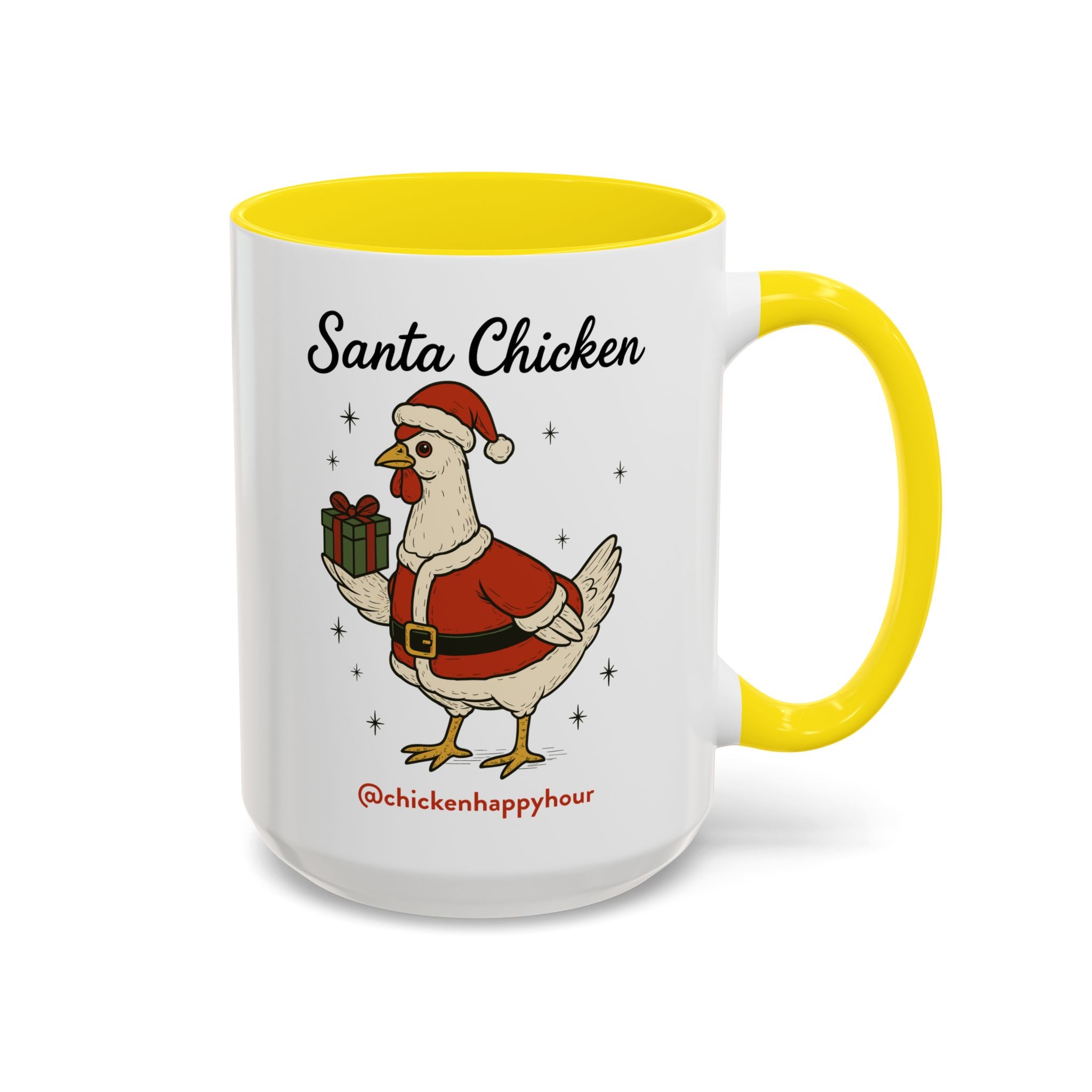 Santa Chicken Coffee Mug