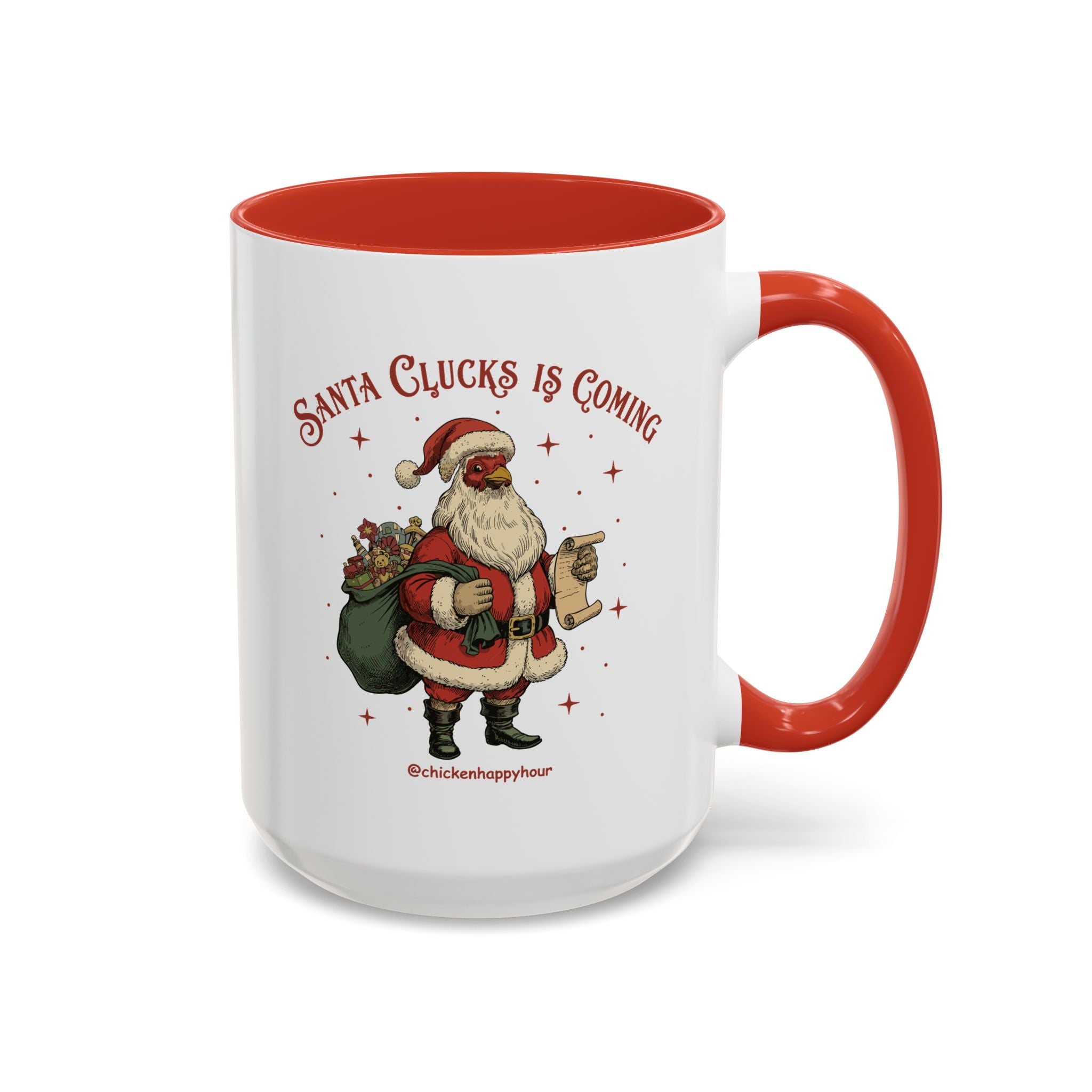 Santa Clucks Is Coming Coffee Mug