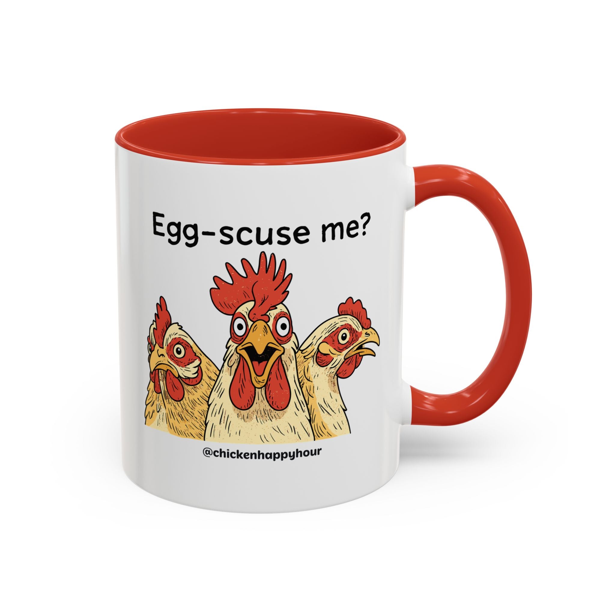 Egg-Scuse Me Coffee Mug