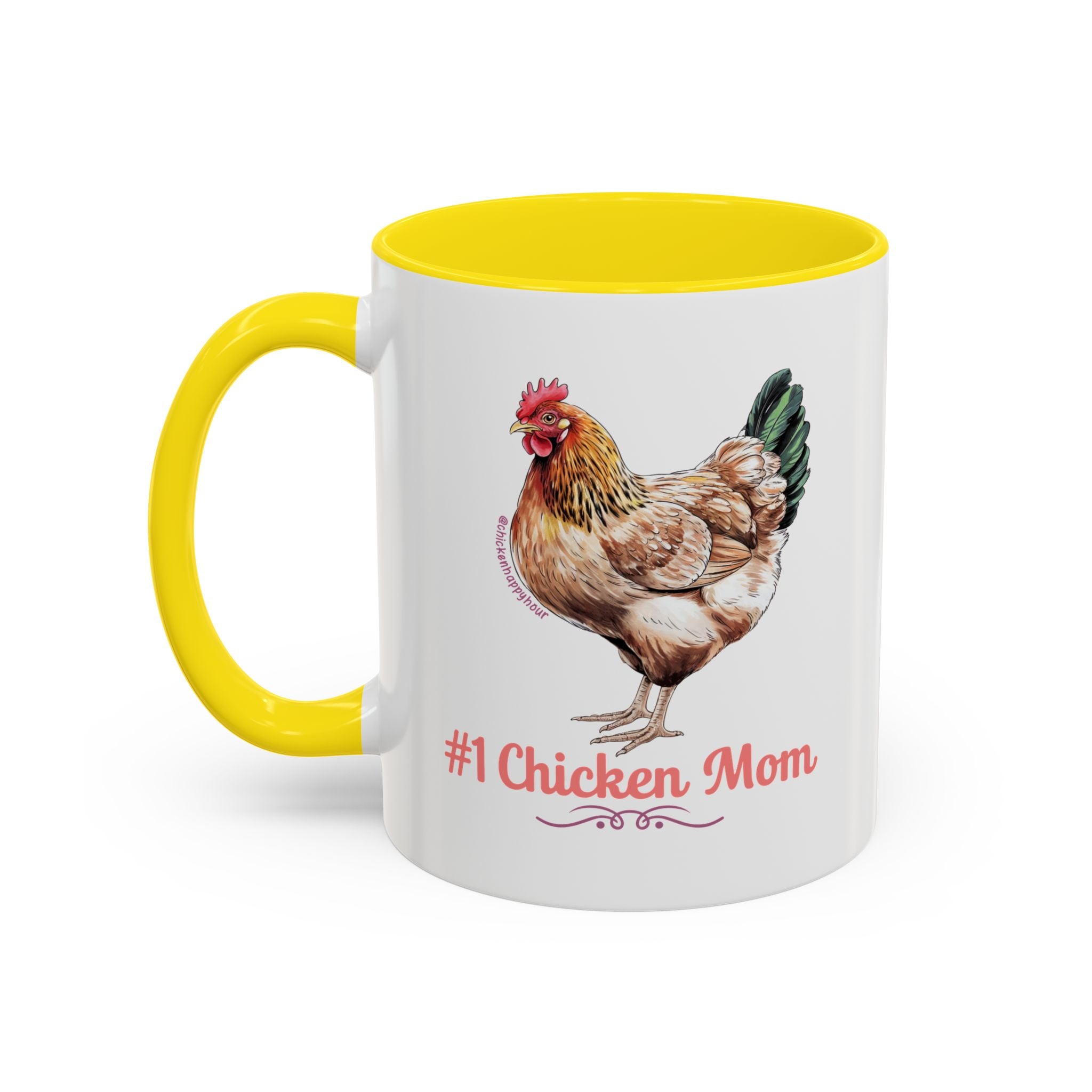 #1 Chicken Mom Coffee Mug