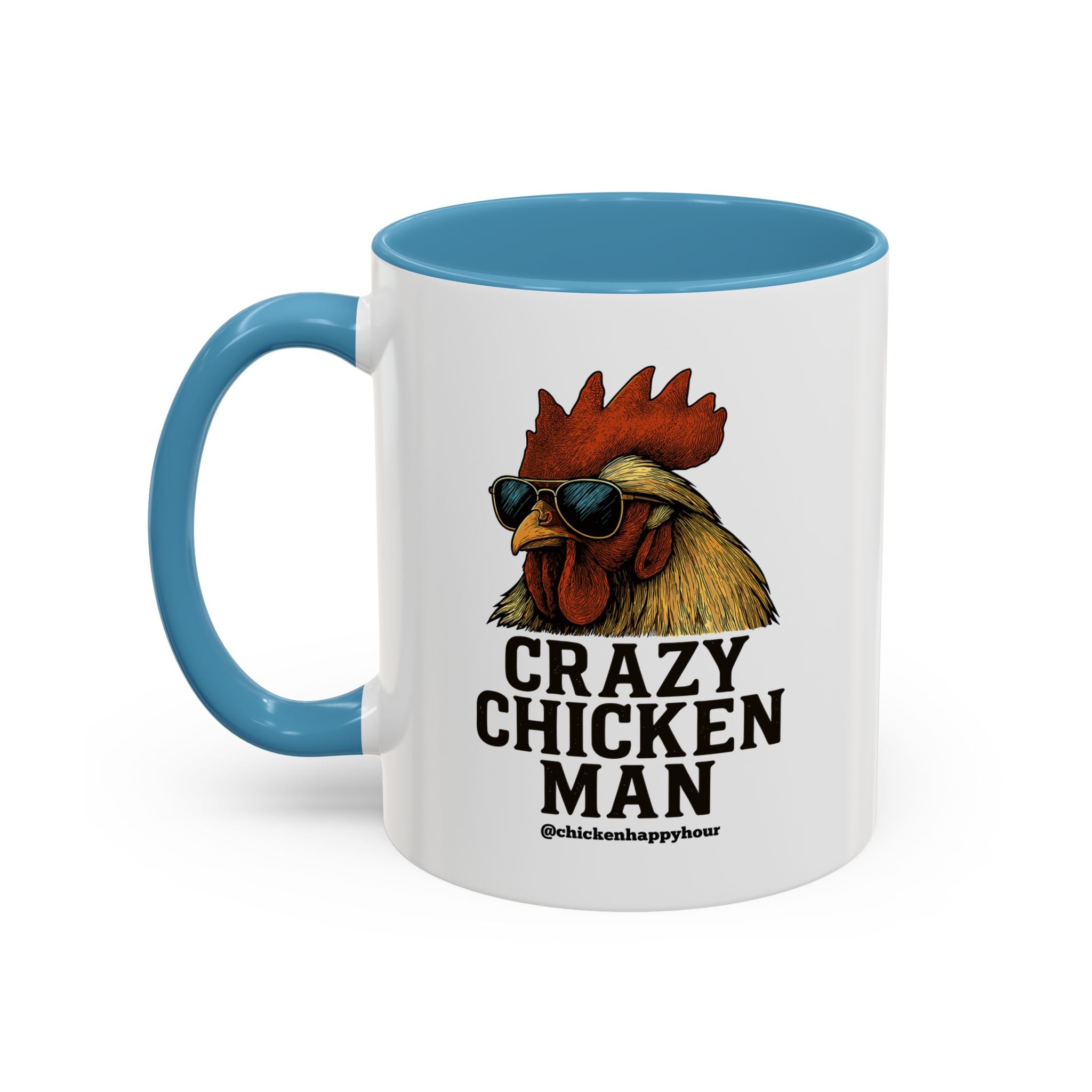 Crazy Chicken Man Coffee Mug
