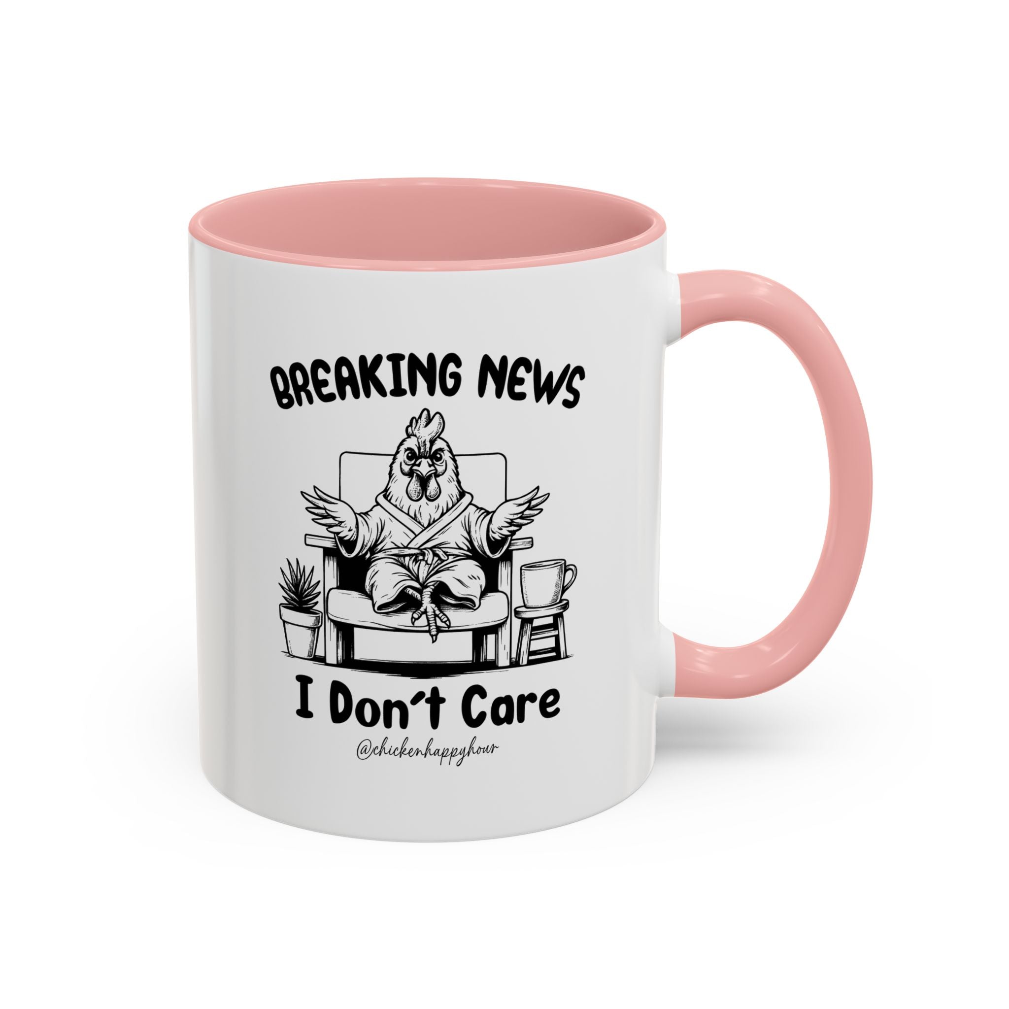 Breaking News I Don't Care Coffee Mug