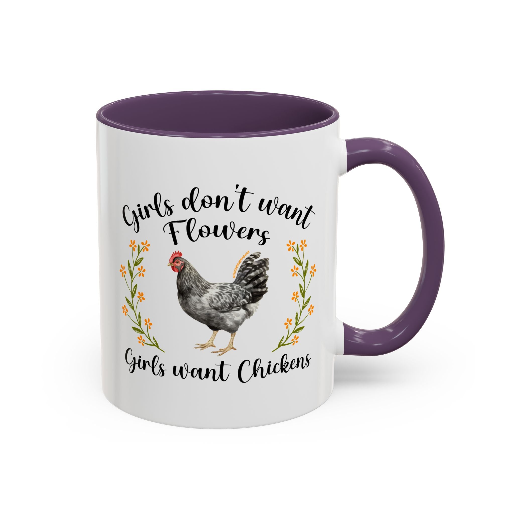 Girls Want Chickens Coffee Mug