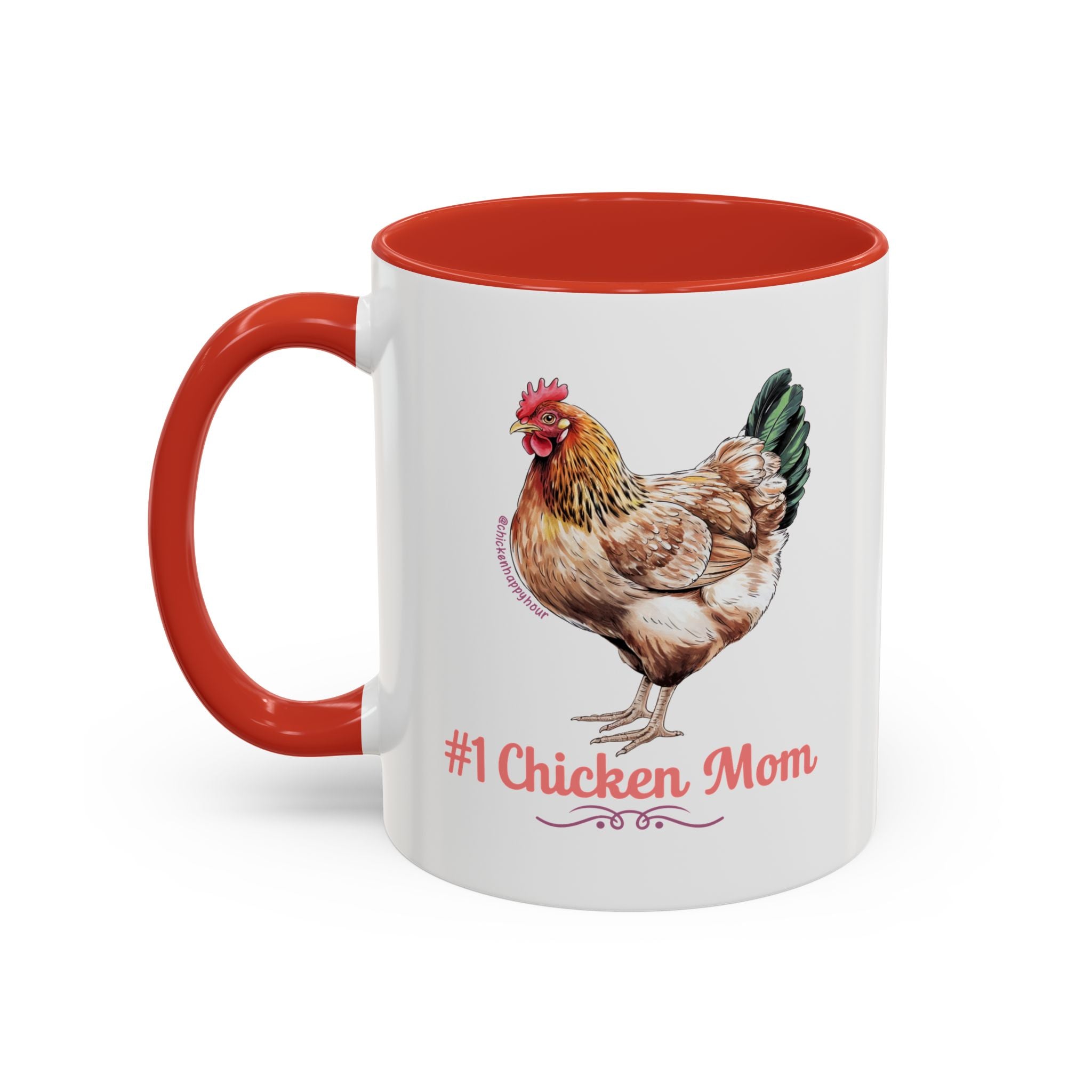 #1 Chicken Mom Coffee Mug