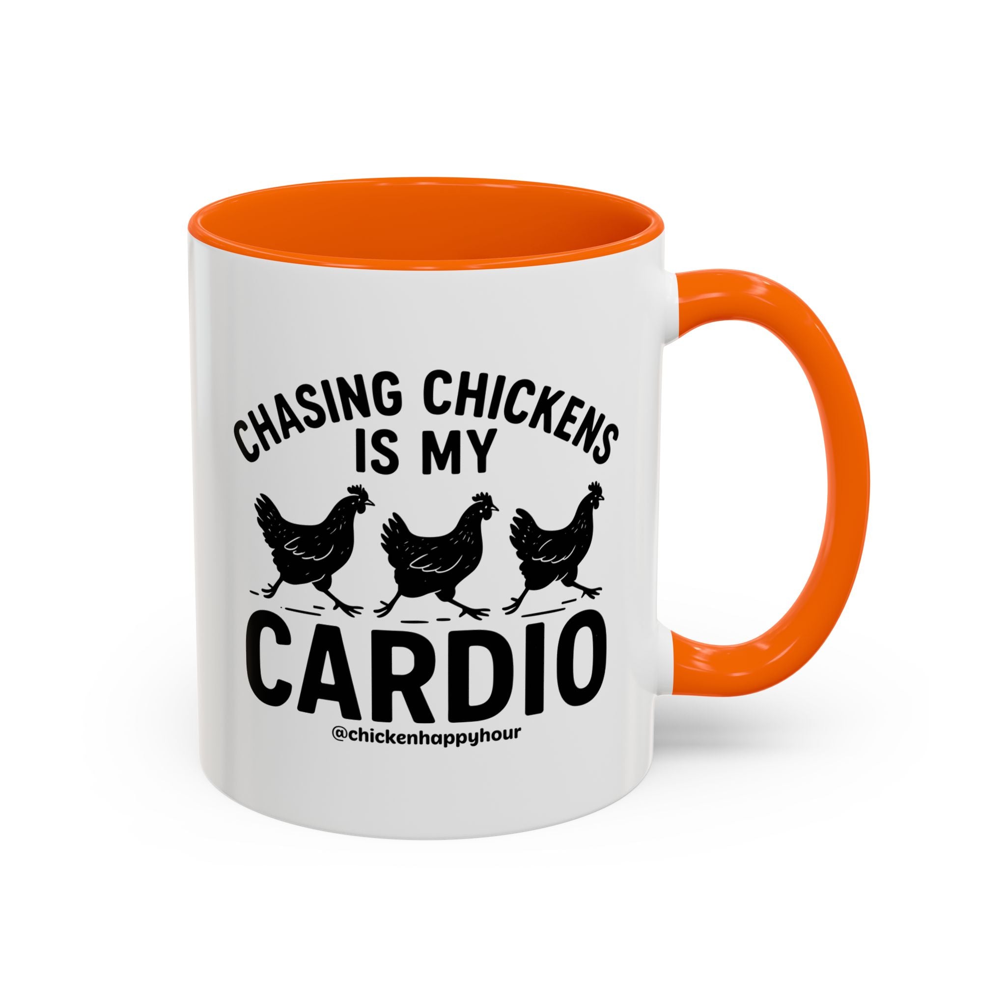 Chasing Chickens is my Cardio Coffee Mug