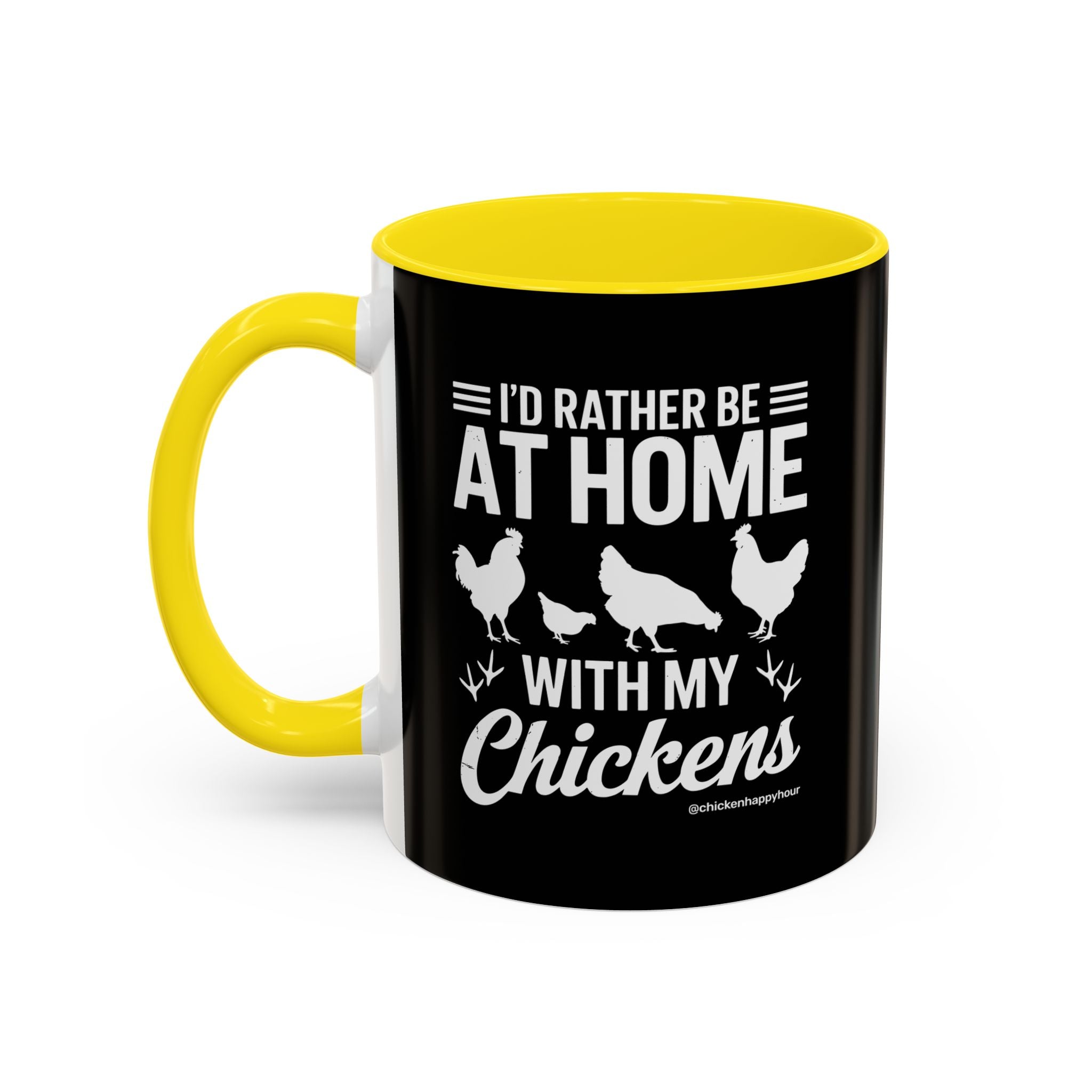 I'd Rather Be at Home With My Chickens Coffee Mug