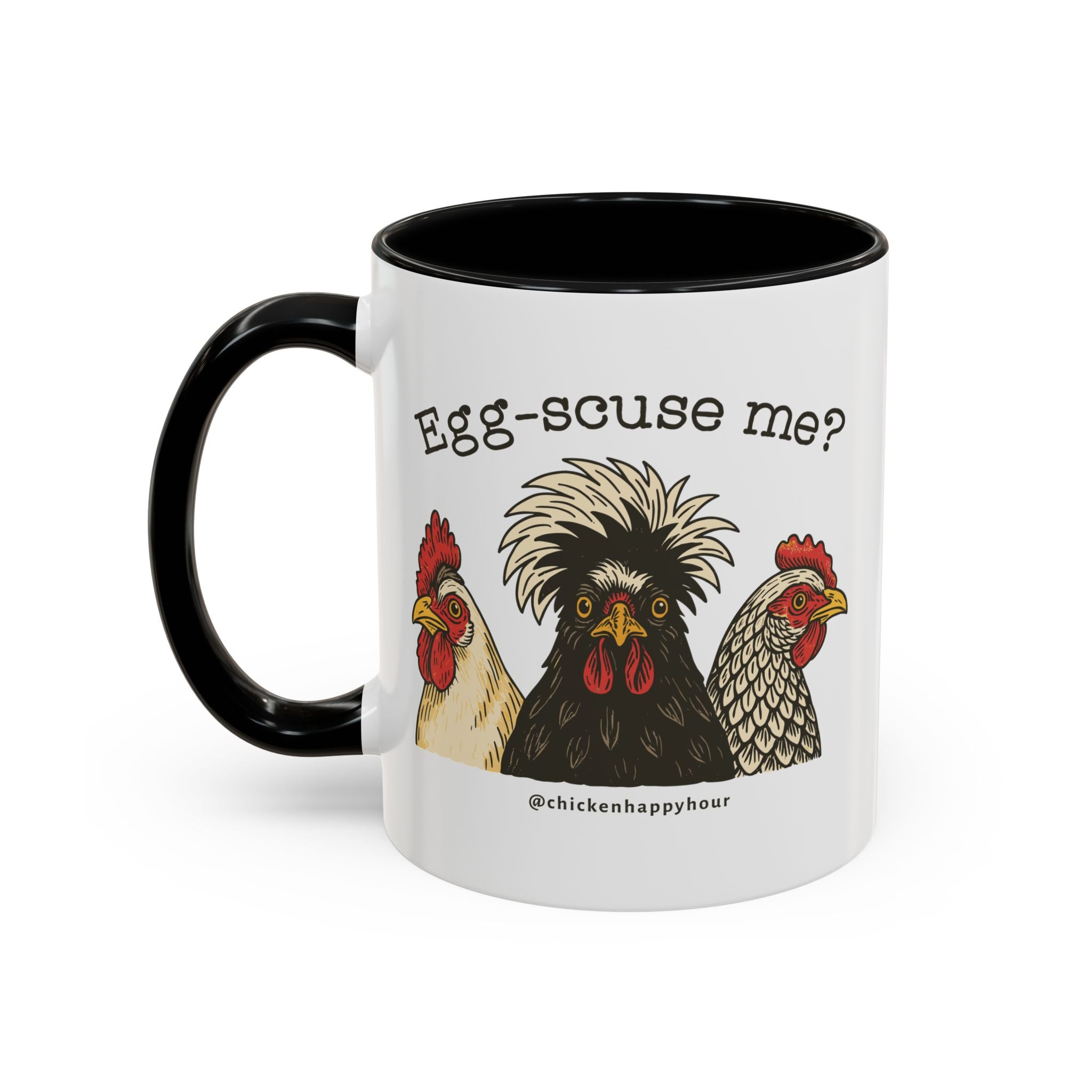 Egg-scuse Me Coffee Mug