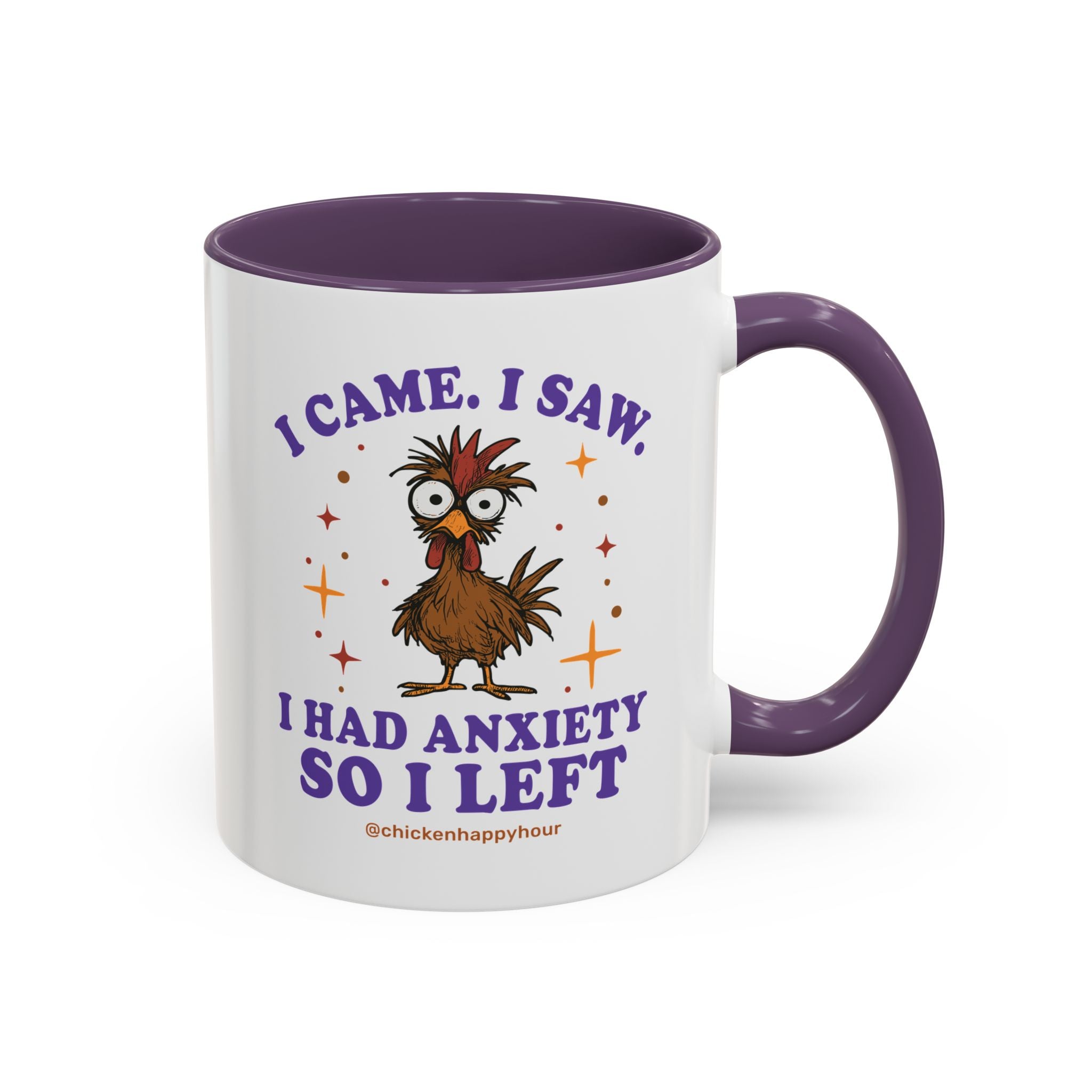 I Came I Saw I Had Anxiety I Left Coffee Mug