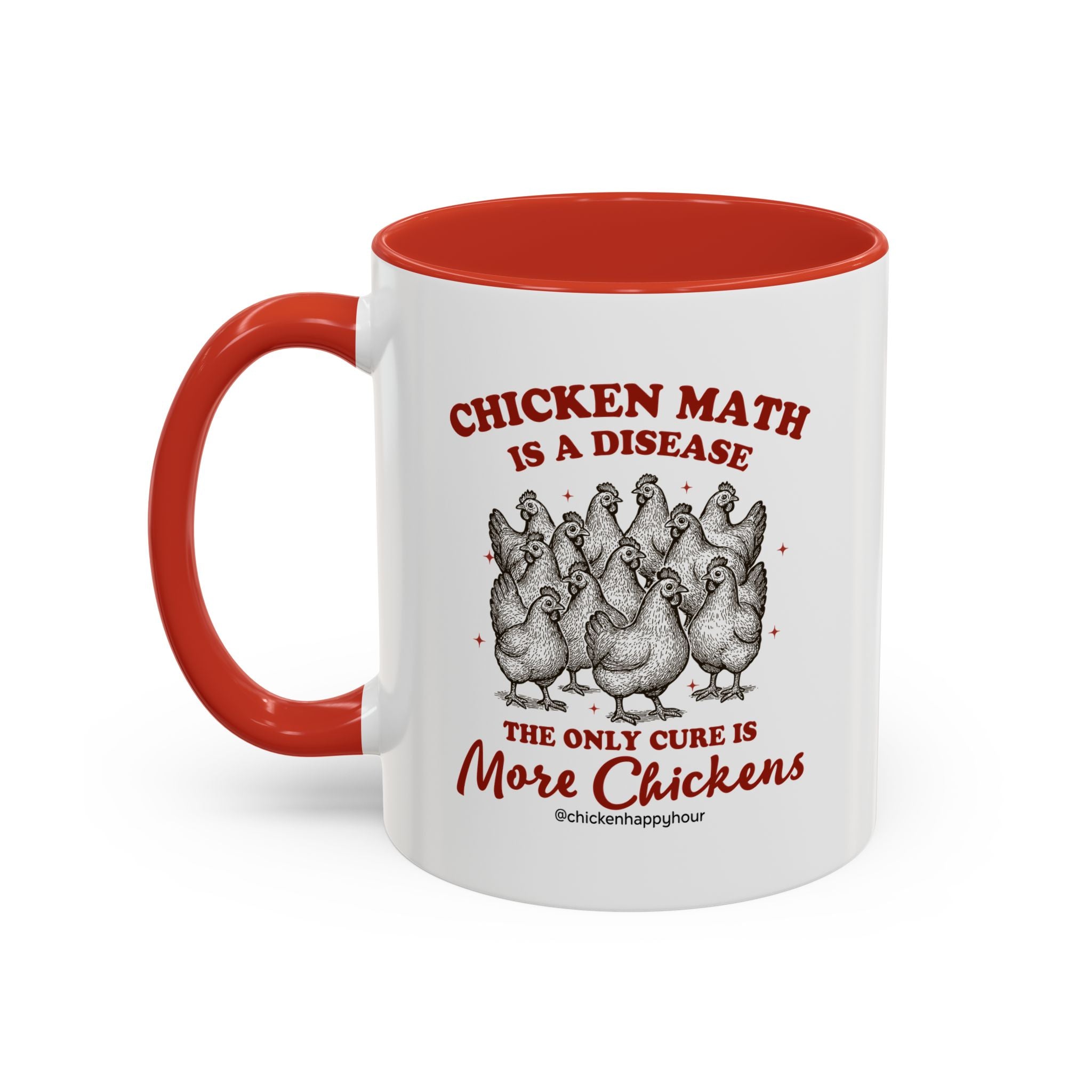 Chicken Math is a Disease Coffee Mug