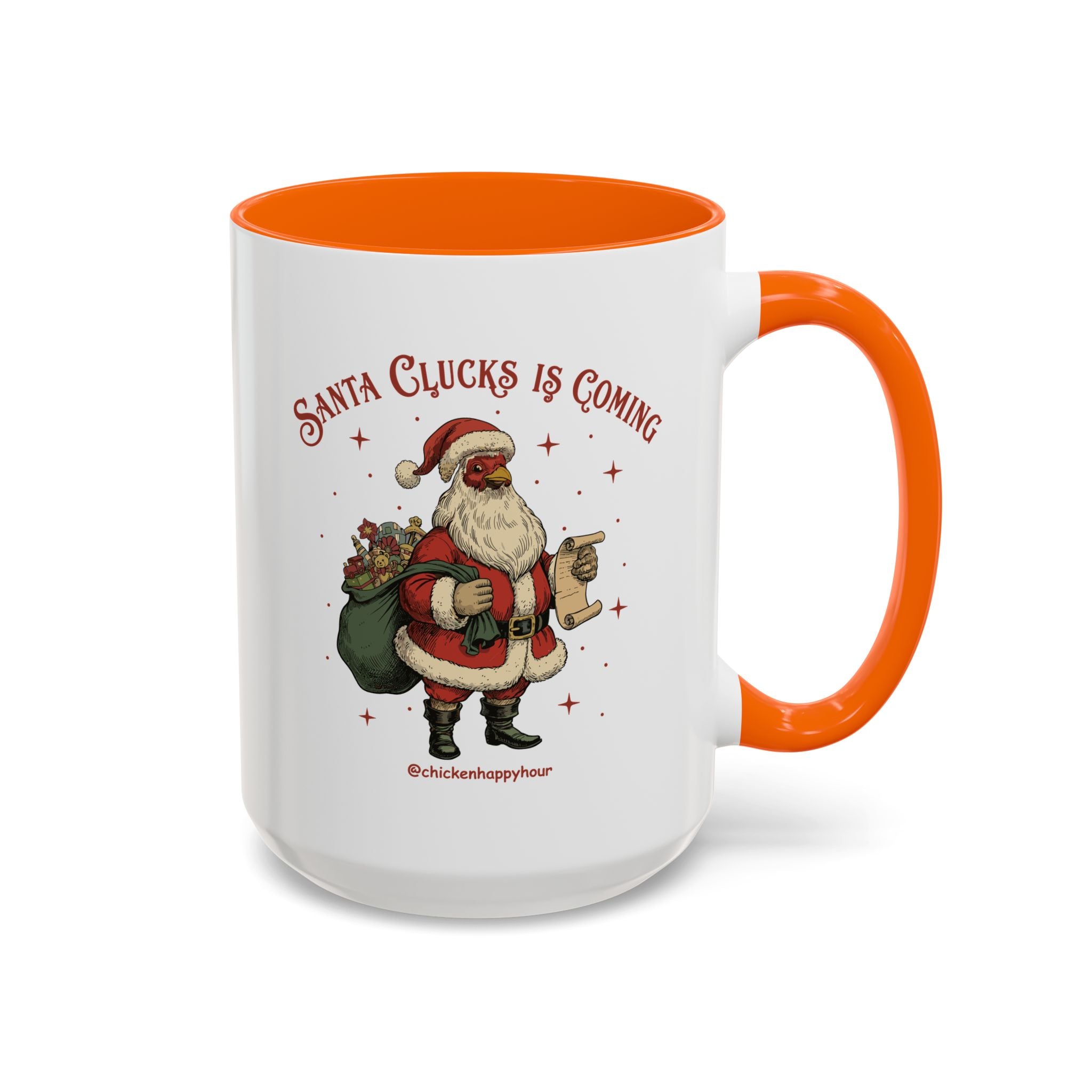 Santa Clucks Is Coming Coffee Mug