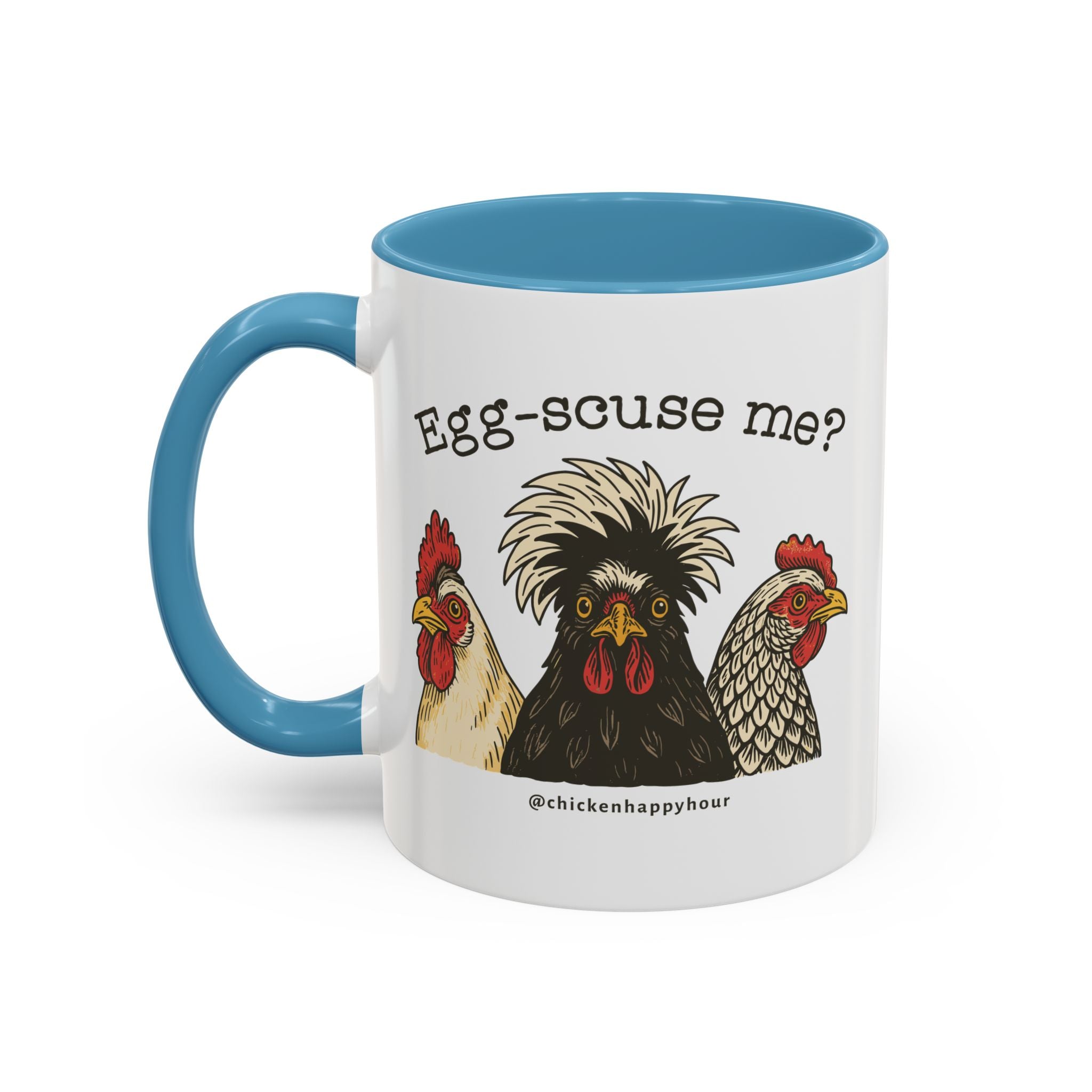 Egg-scuse Me Coffee Mug