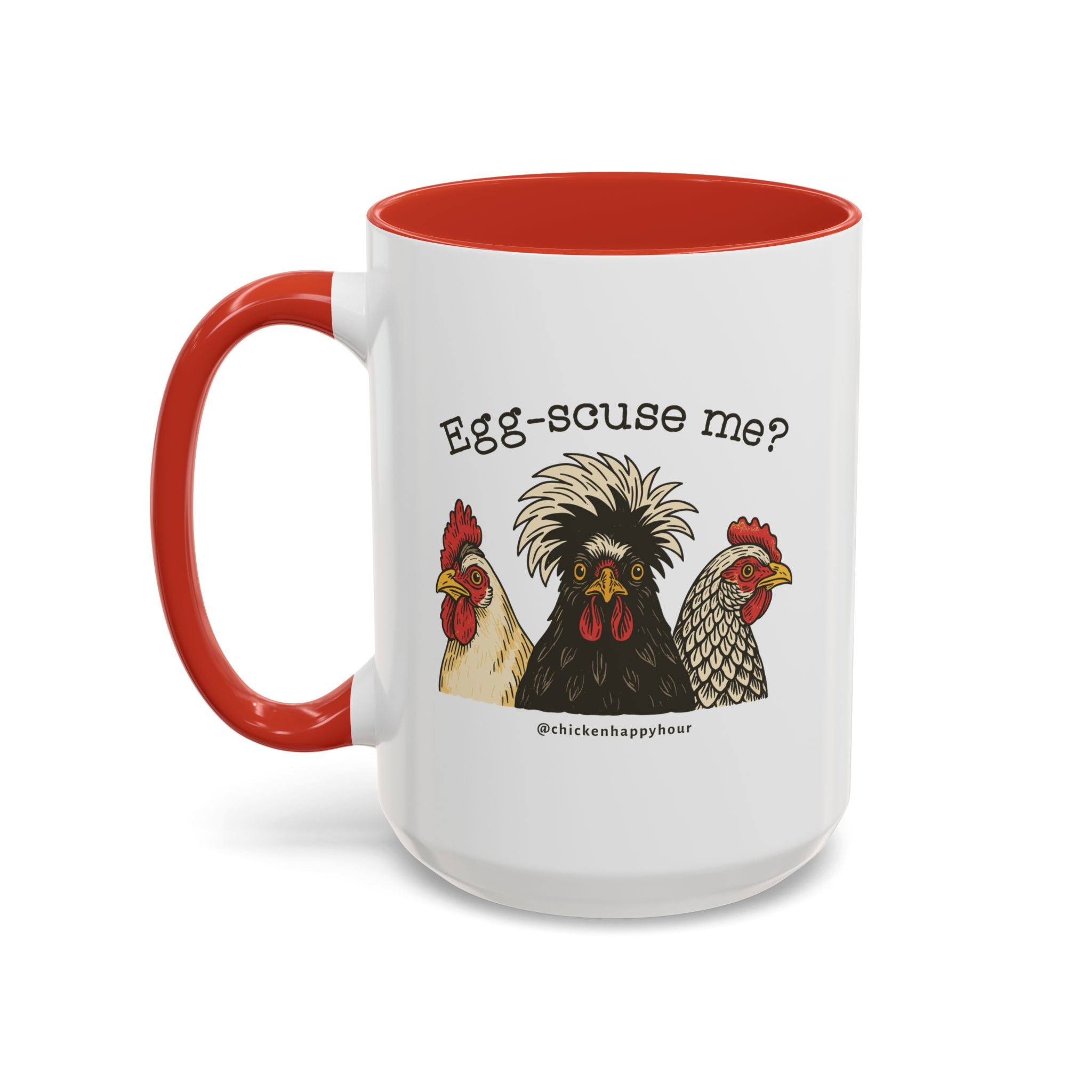 Egg-scuse Me Coffee Mug