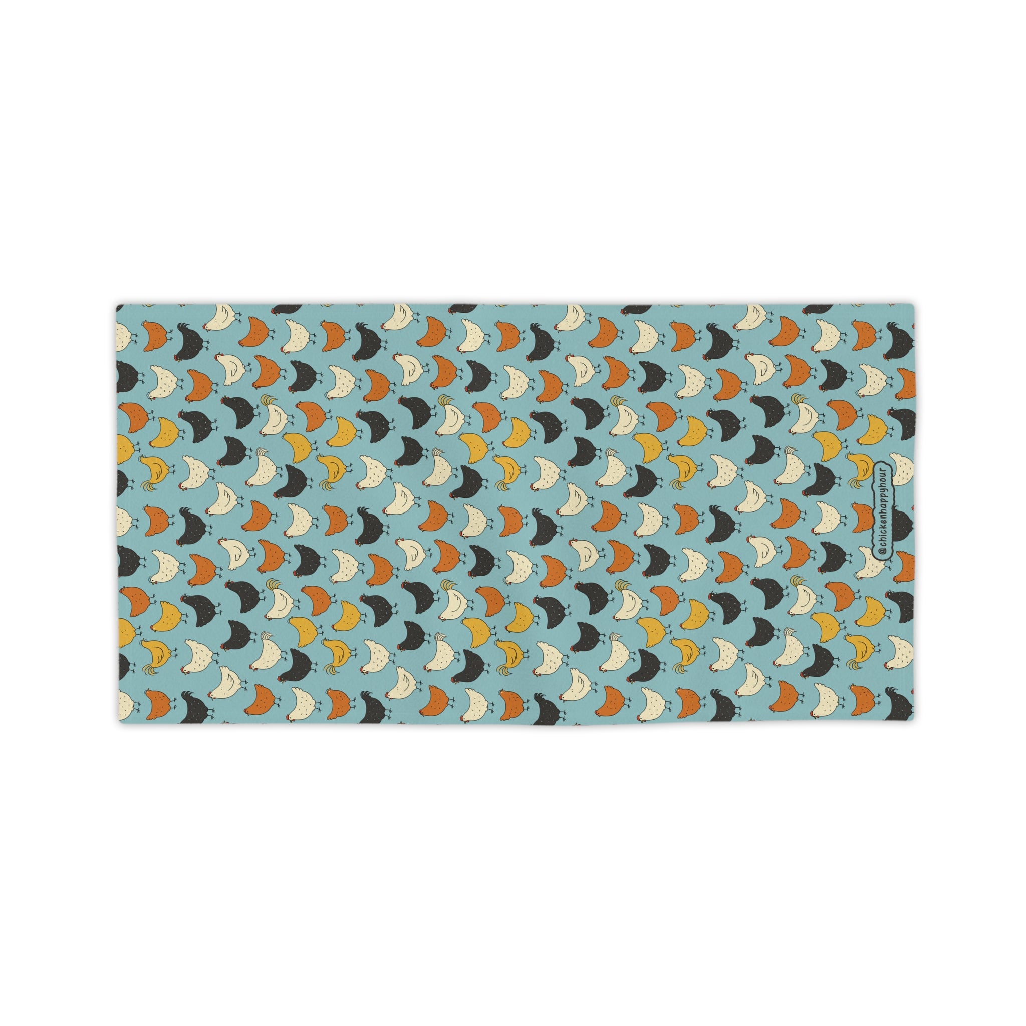 Chicken Pattern 2 Beach Towel
