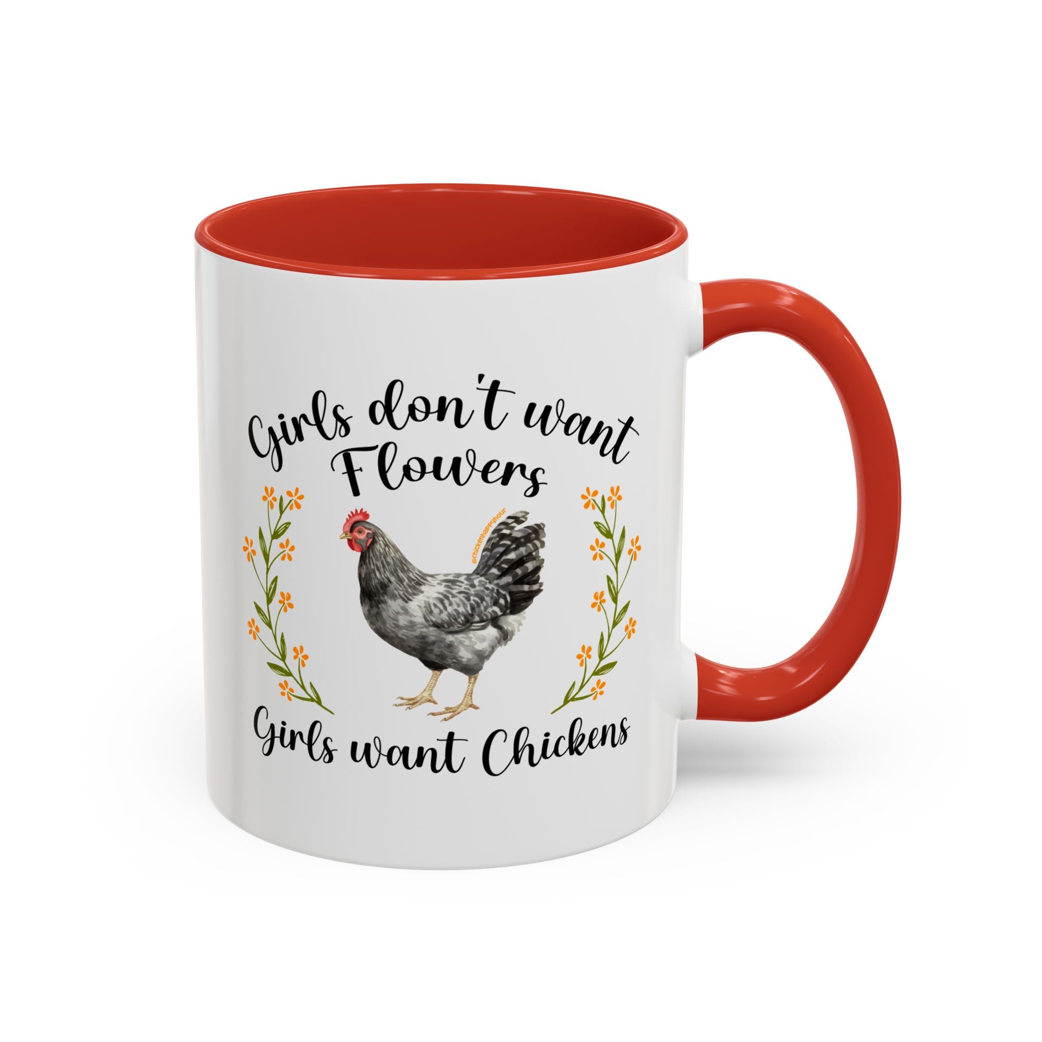 Girls Want Chickens Coffee Mug