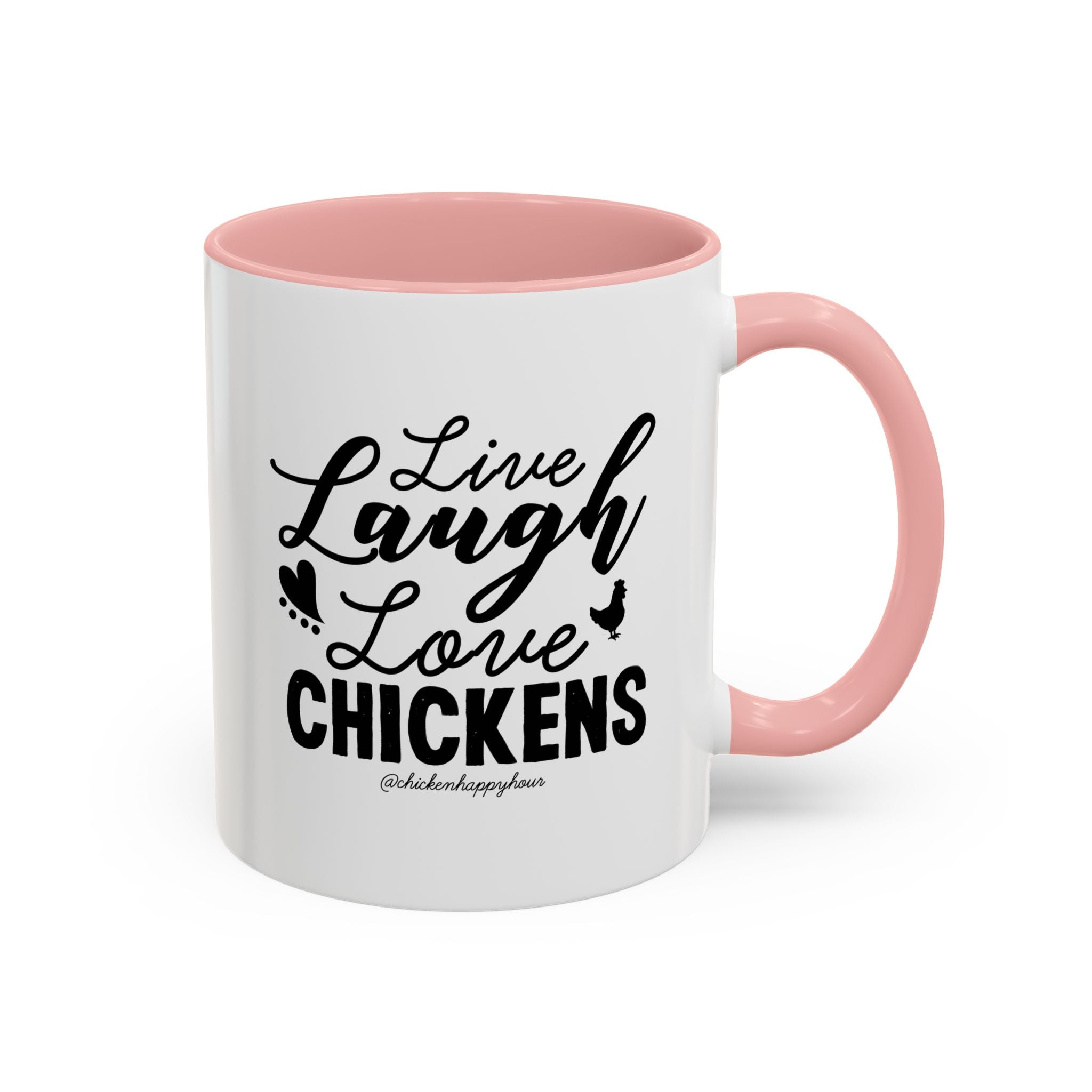 Live Laugh Love Chickens Coffee Mug