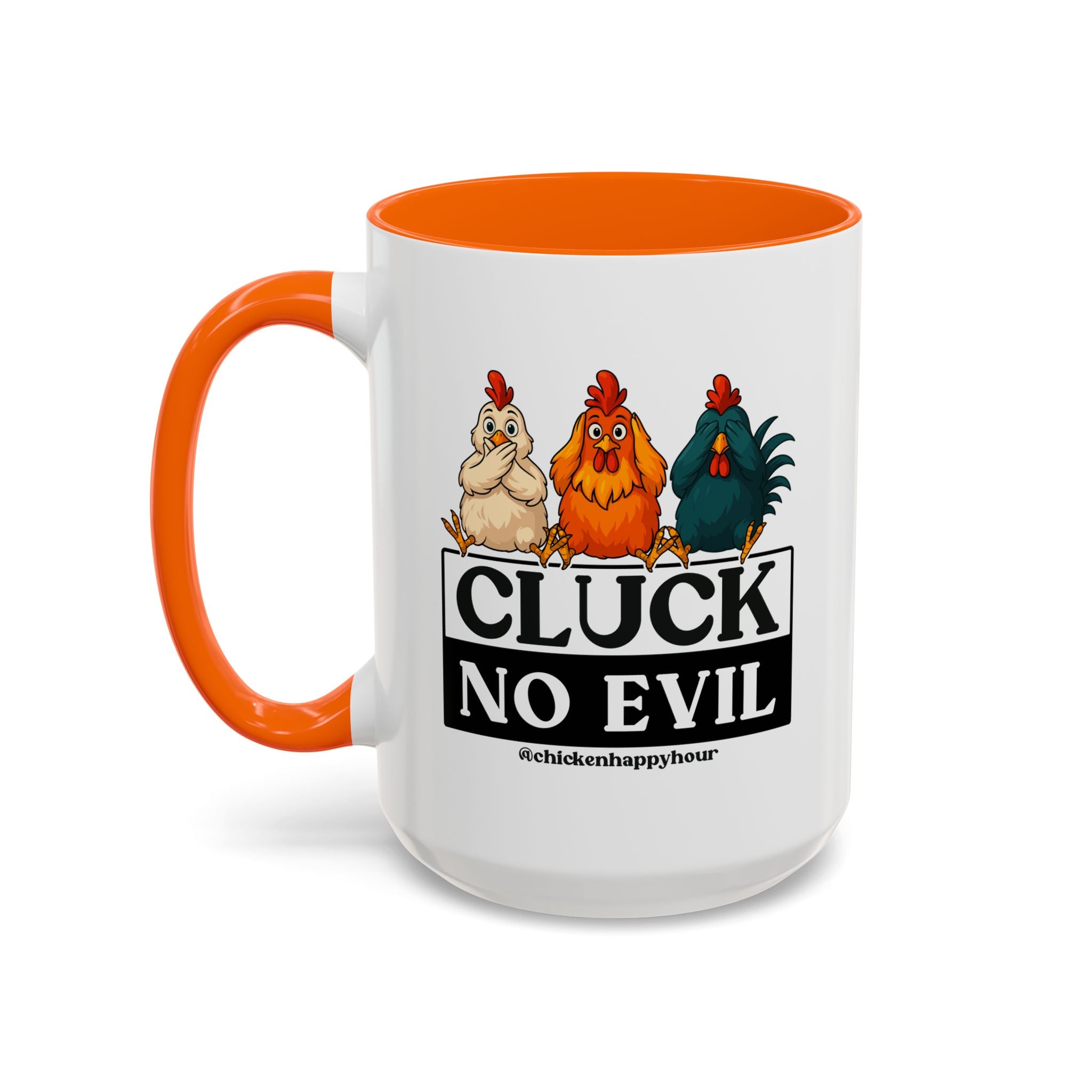 Cluck, No Evil Coffee Mug