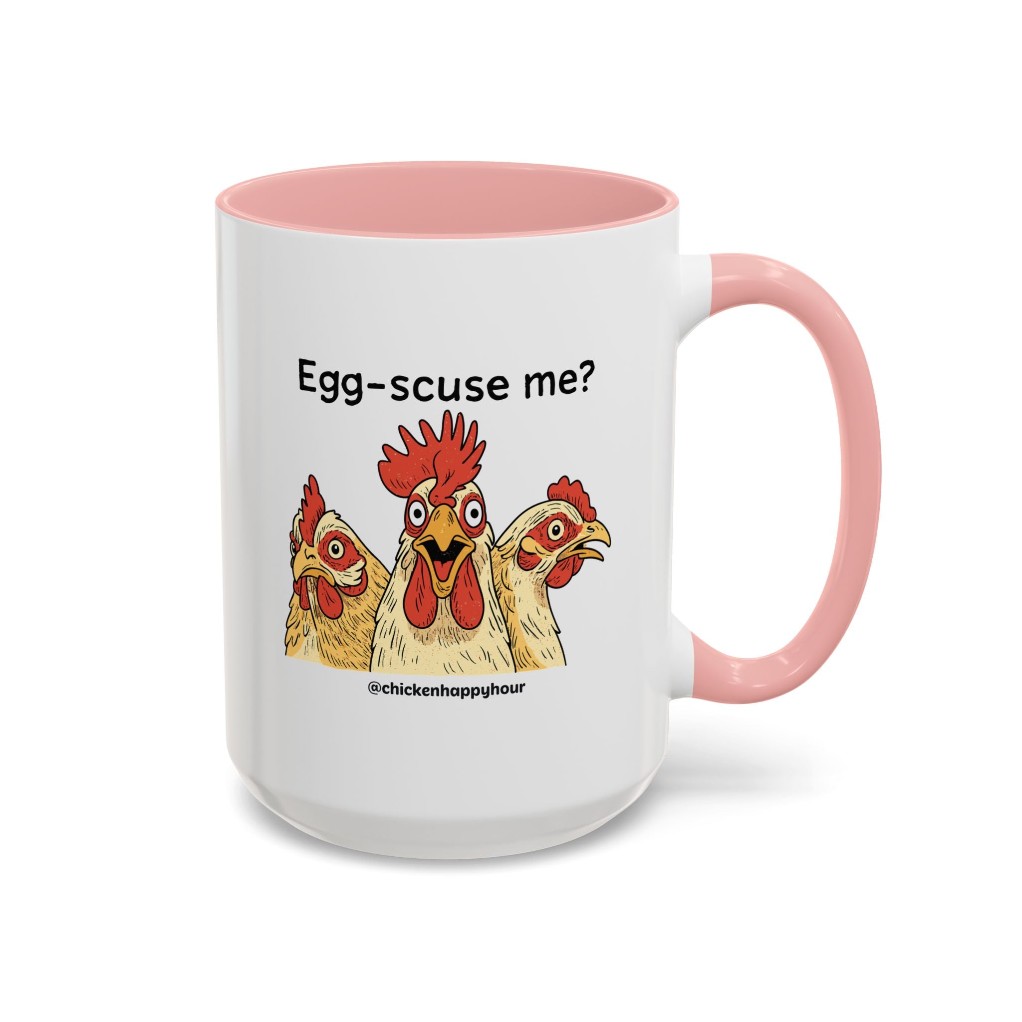 Egg-Scuse Me Coffee Mug