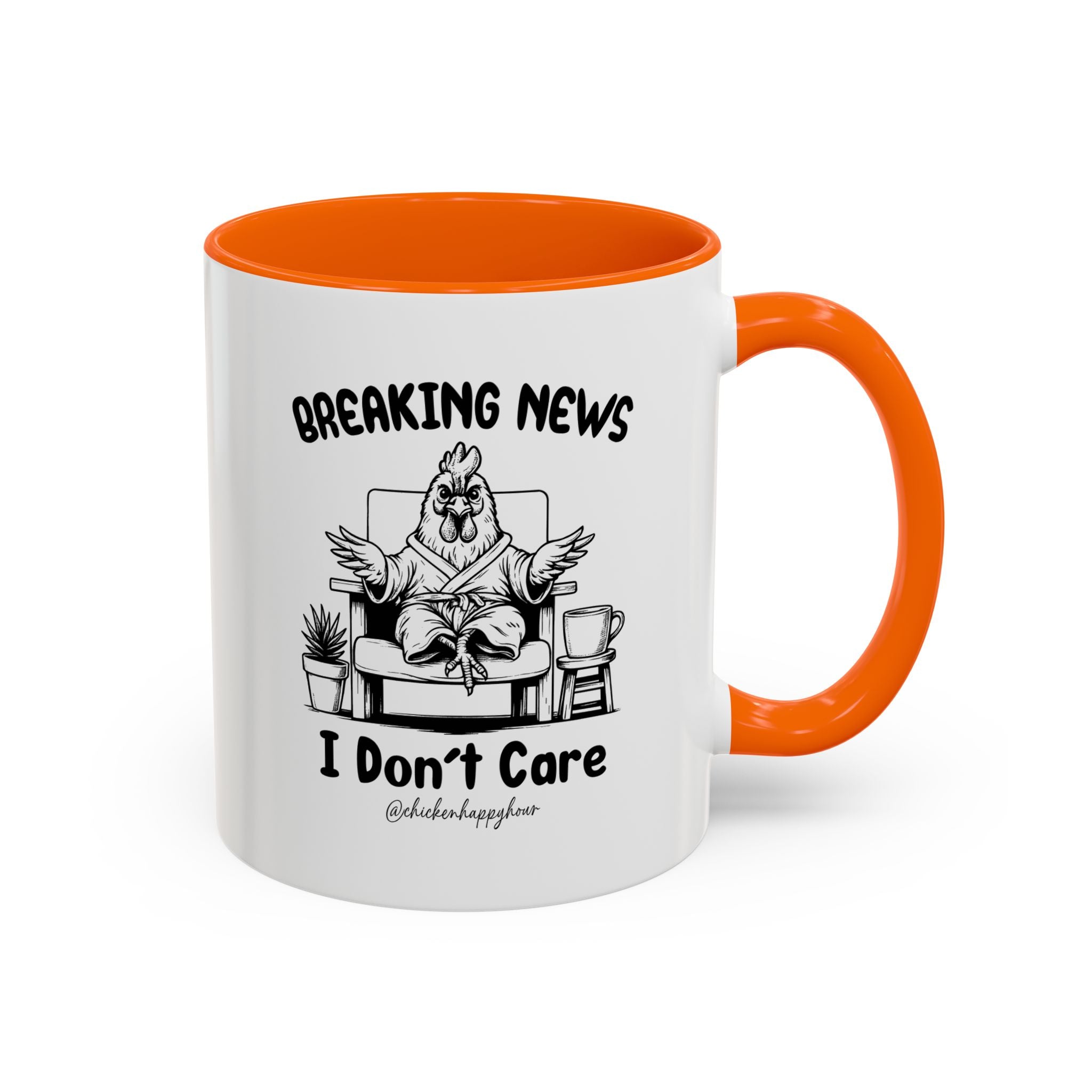 Breaking News I Don't Care Coffee Mug