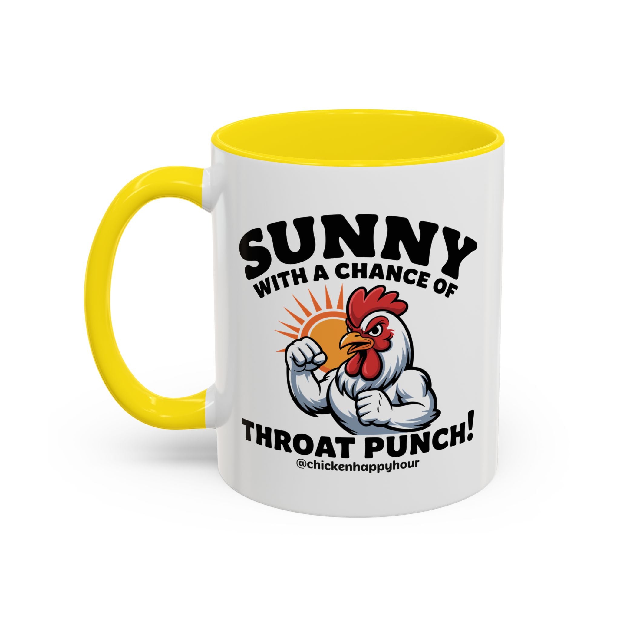 Sunny with a Chance of Throat Punch Coffee Mug