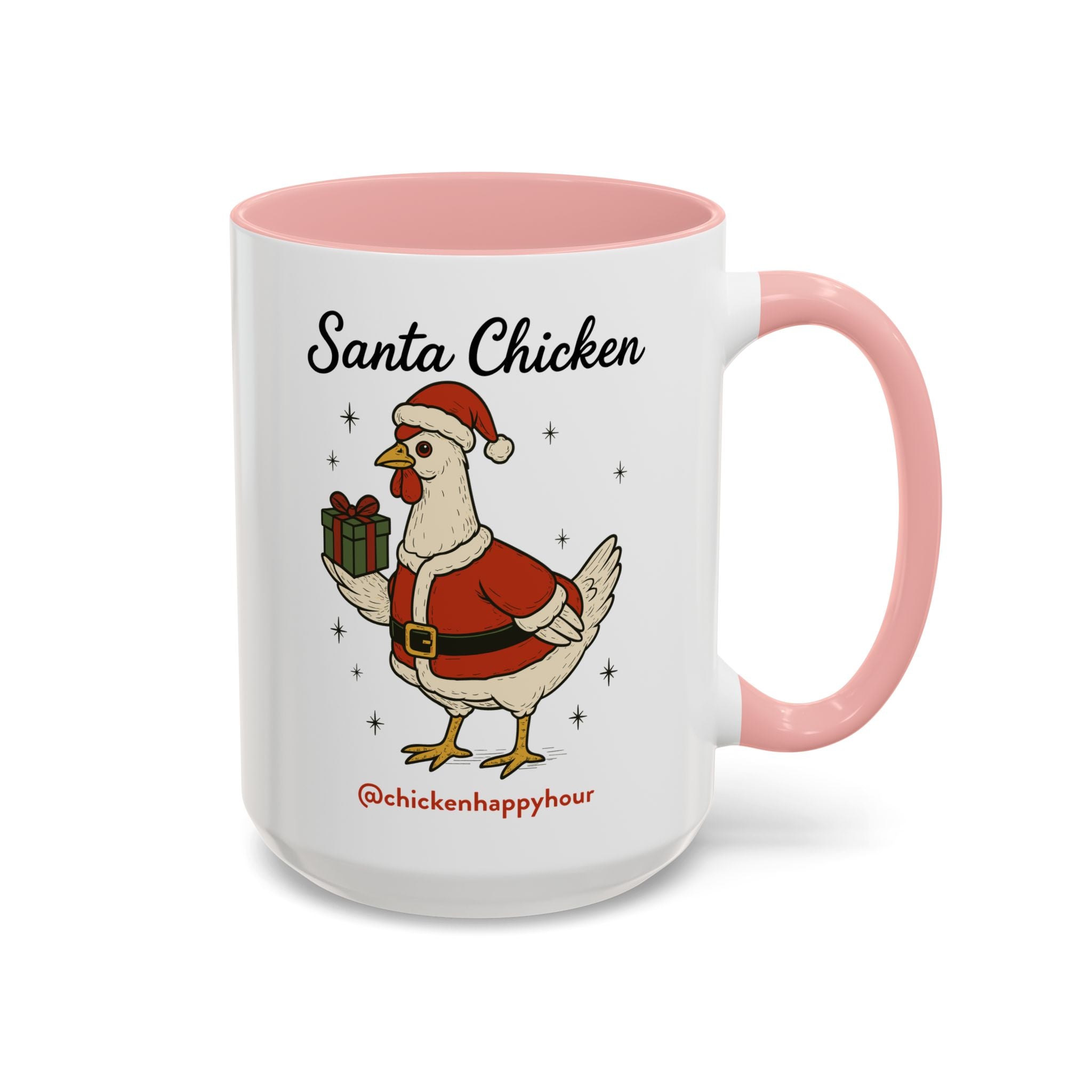 Santa Chicken Coffee Mug