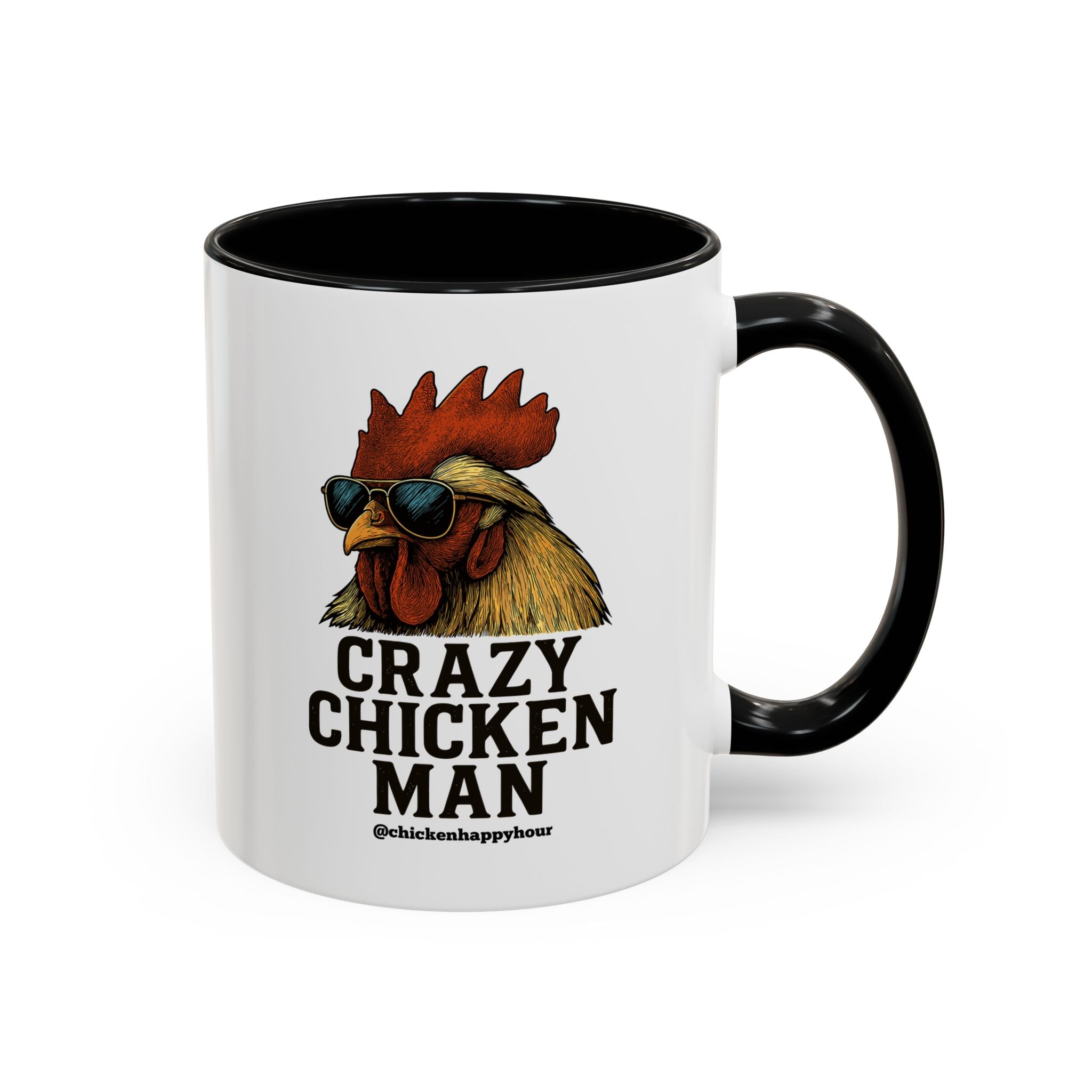 Crazy Chicken Man Coffee Mug
