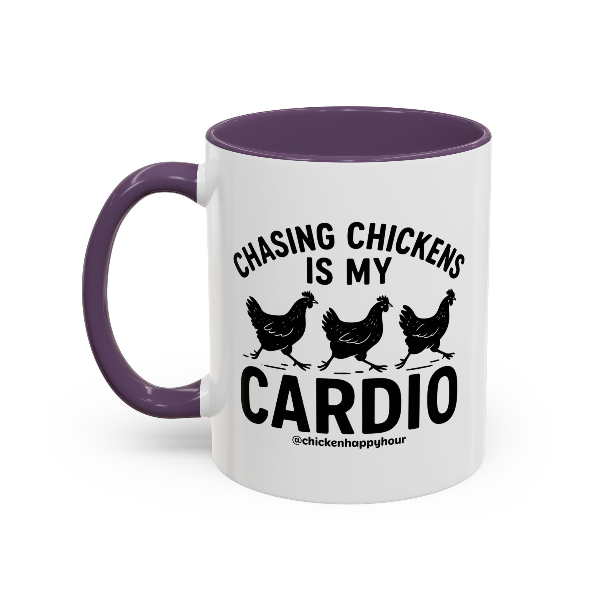 Chasing Chickens is my Cardio Coffee Mug