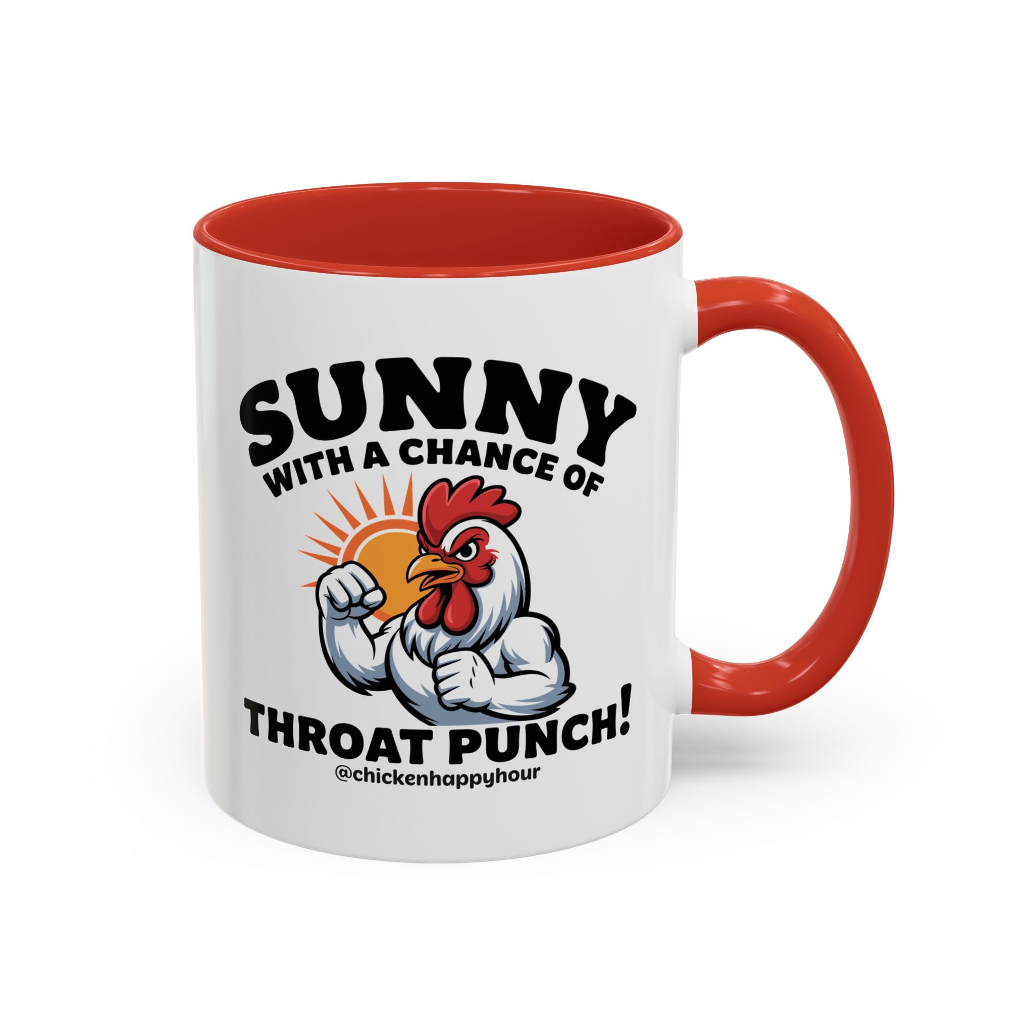 Sunny with a Chance of Throat Punch Coffee Mug