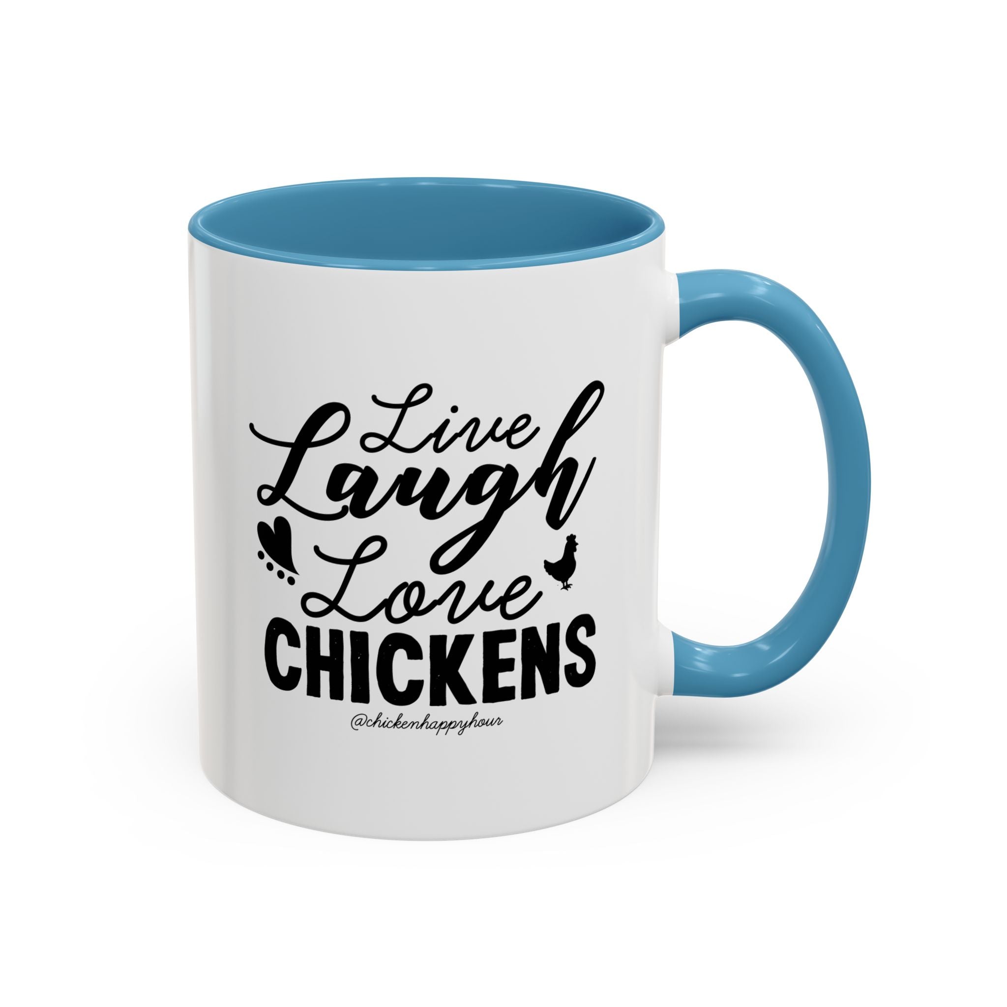 Live Laugh Love Chickens Coffee Mug
