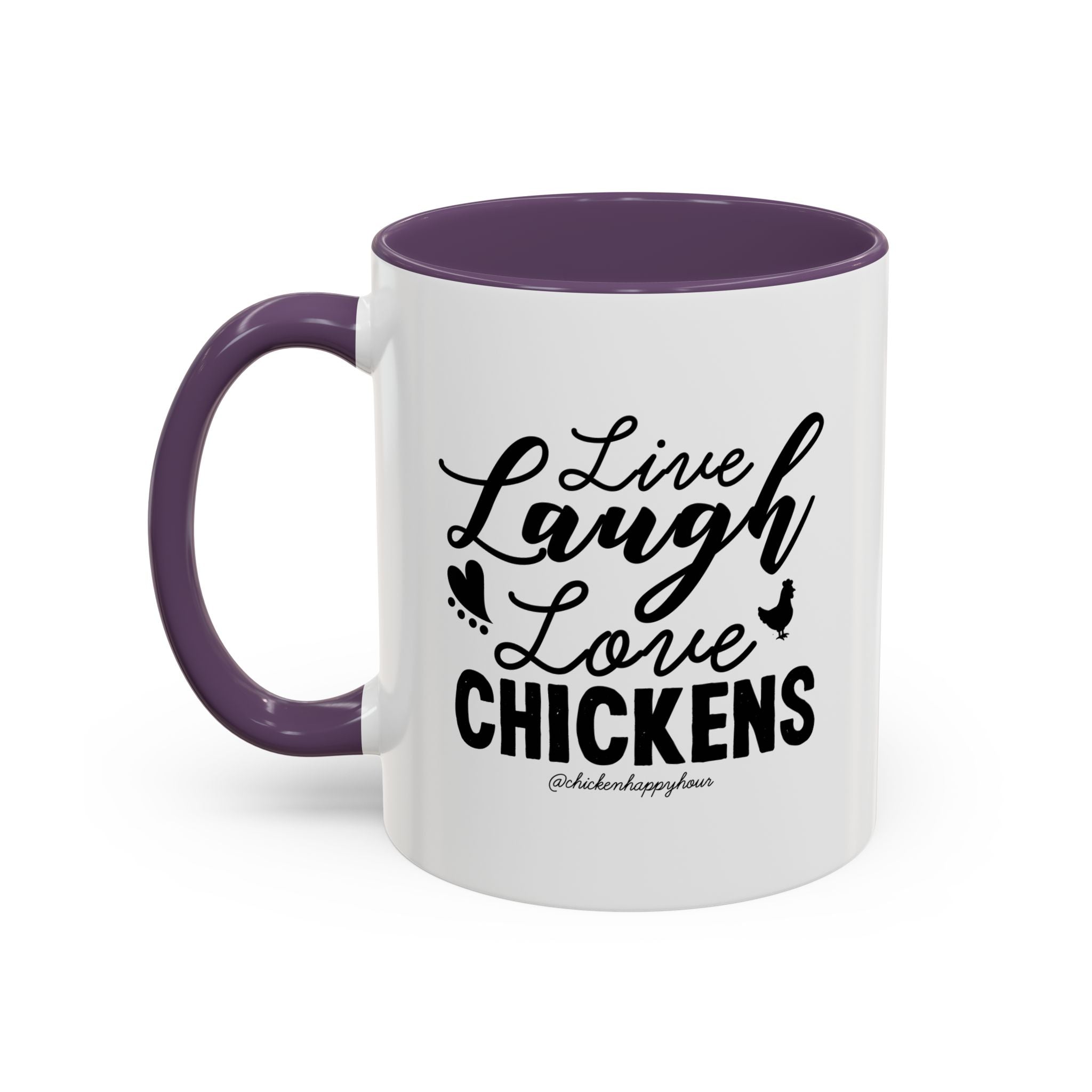 Live Laugh Love Chickens Coffee Mug