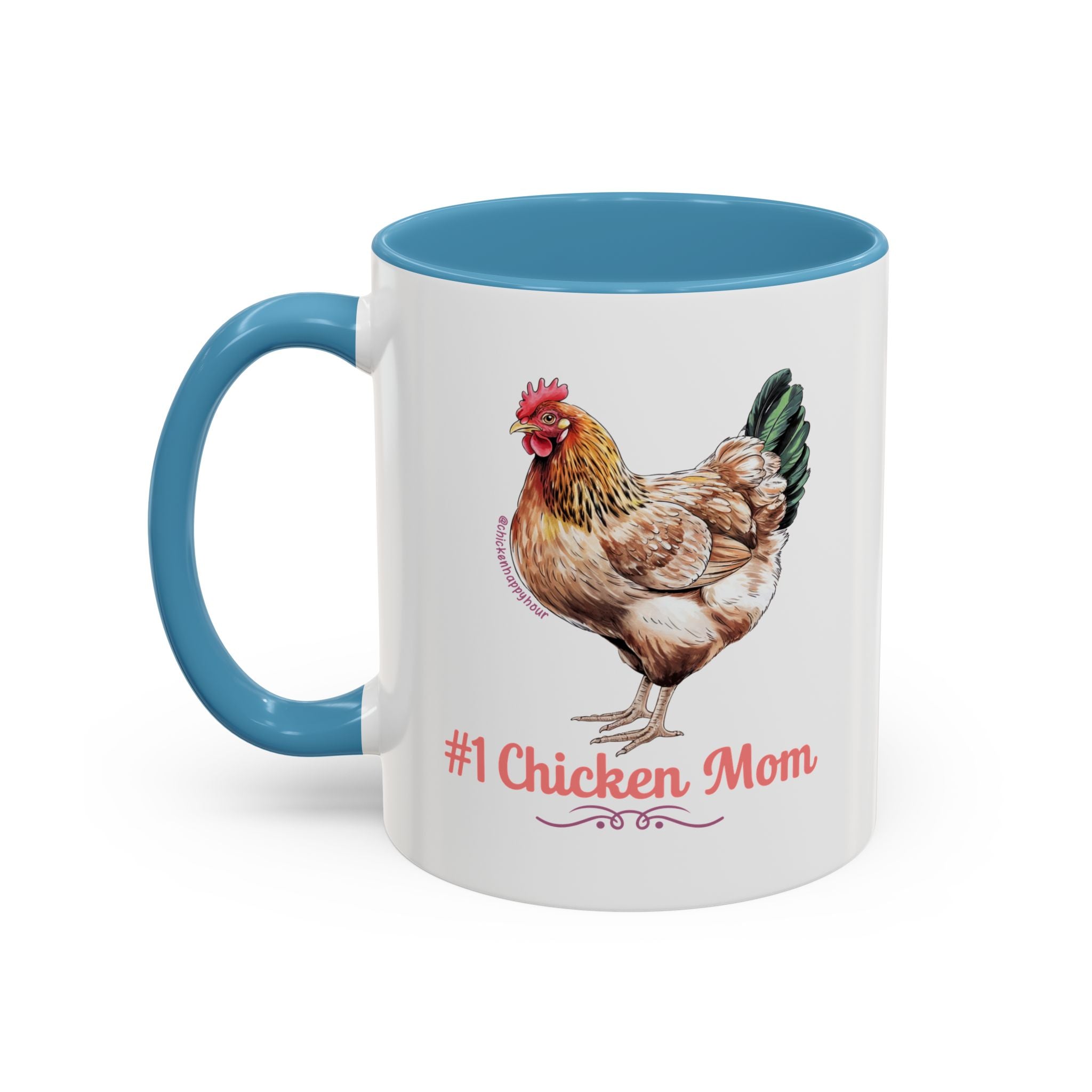 #1 Chicken Mom Coffee Mug