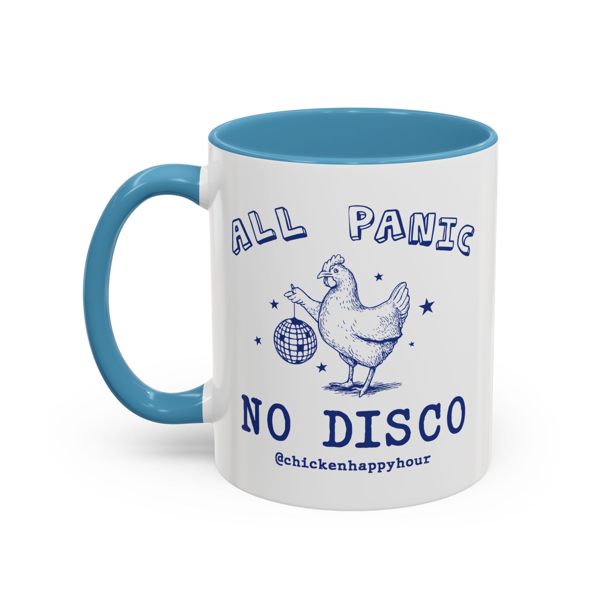 All Panic No Disco Coffee Mug