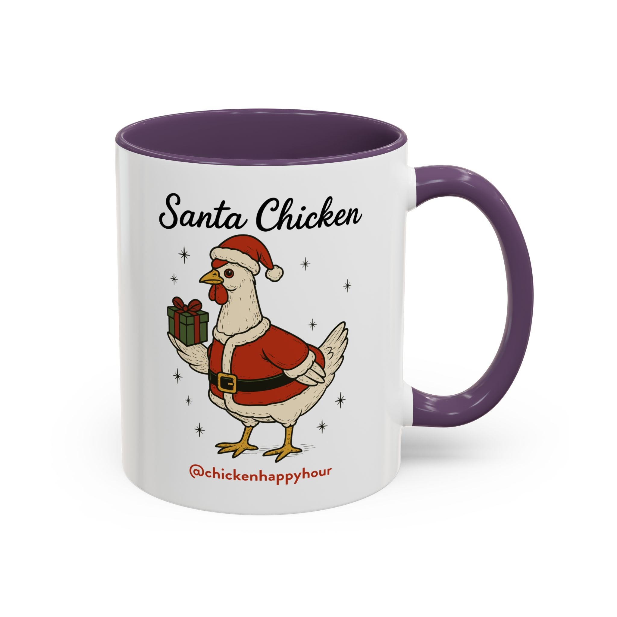 Santa Chicken Coffee Mug