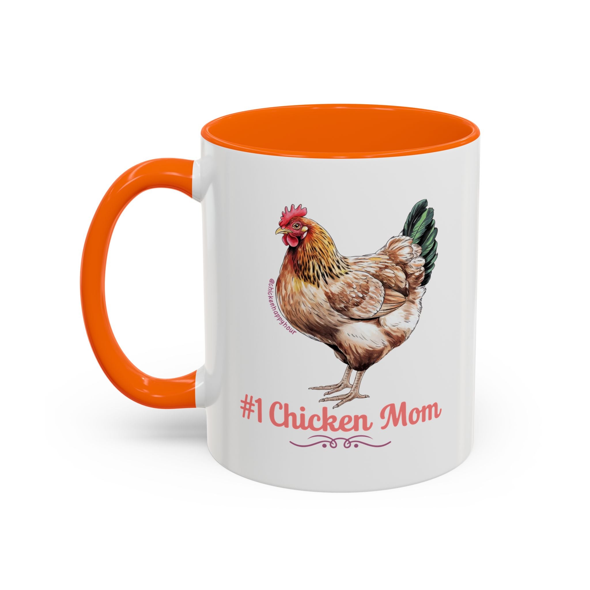 #1 Chicken Mom Coffee Mug