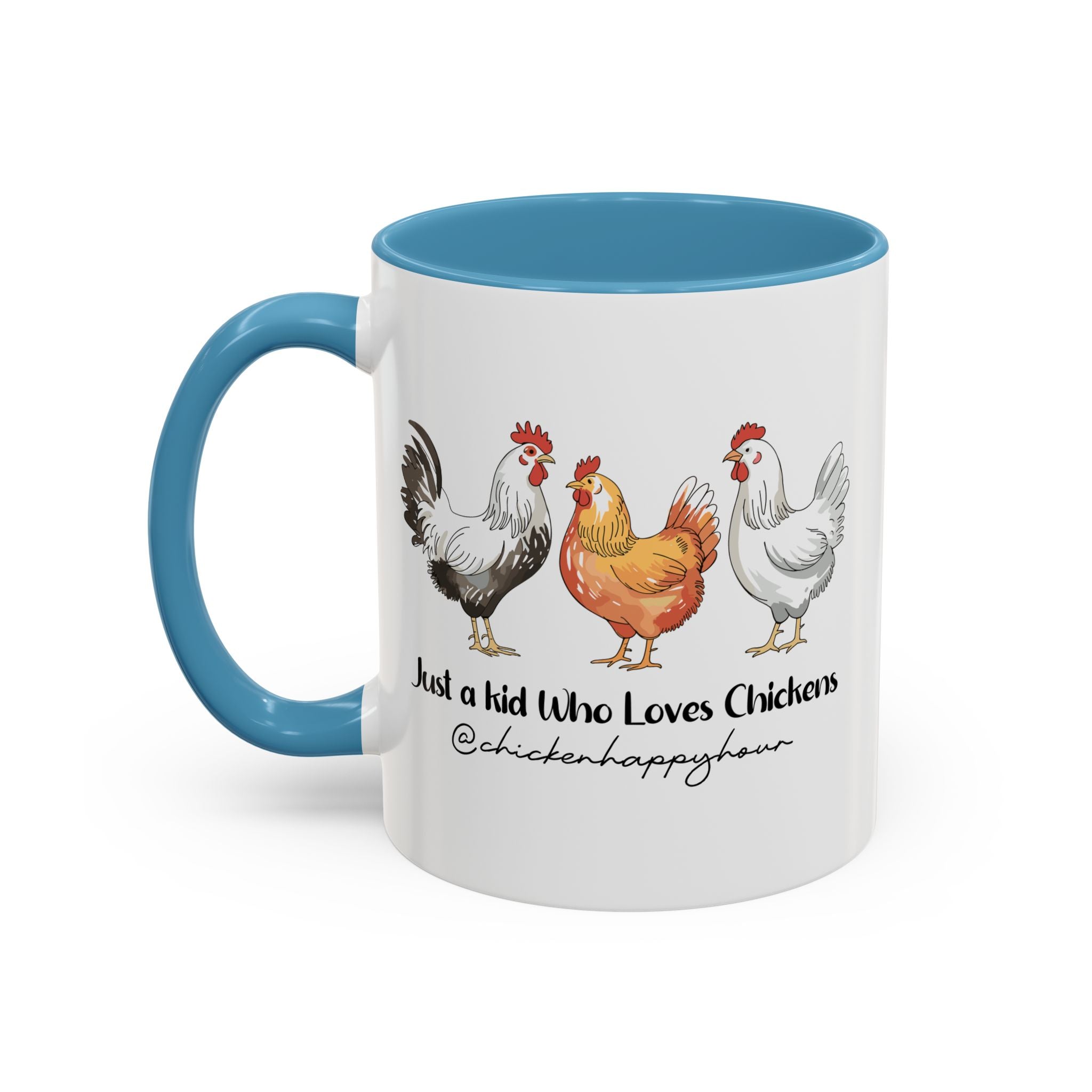 Just a kid Who Loves Chickens Coffee Mug