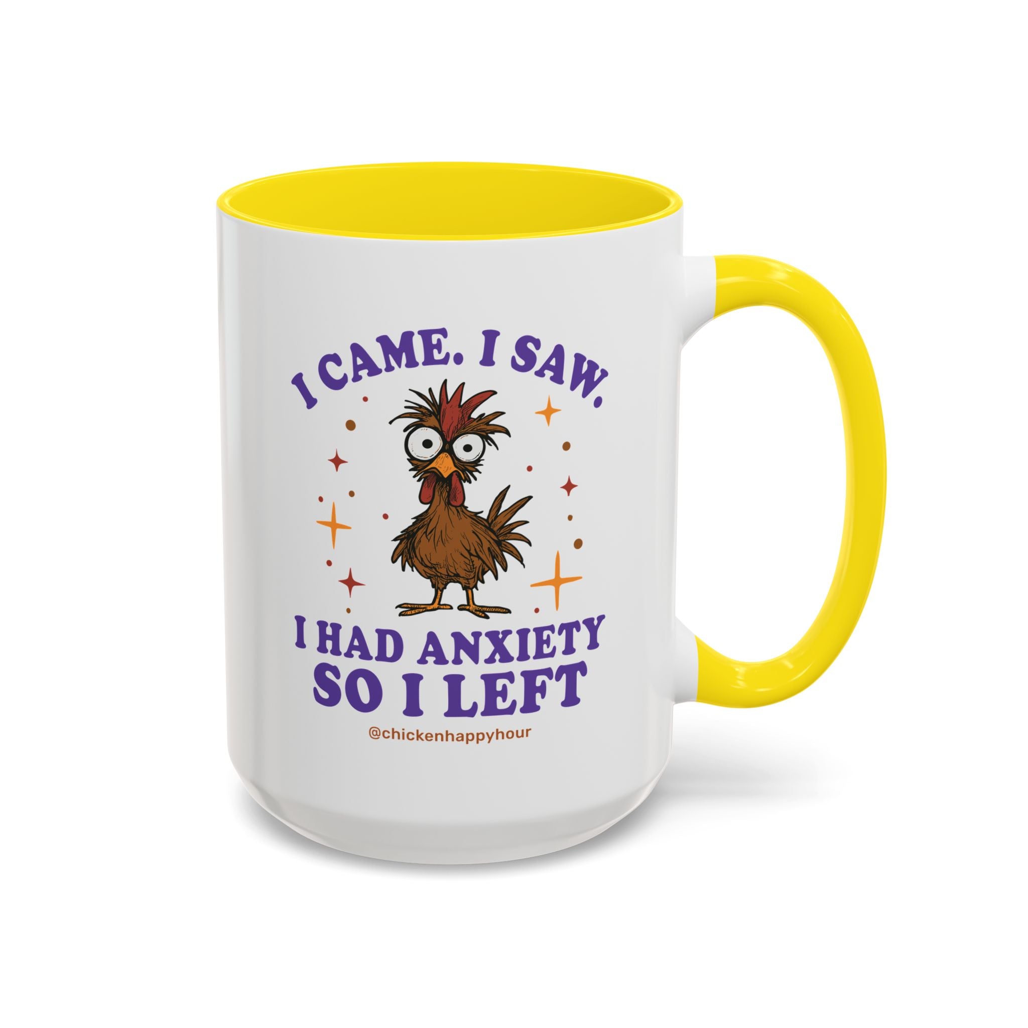I Came I Saw I Had Anxiety I Left Coffee Mug