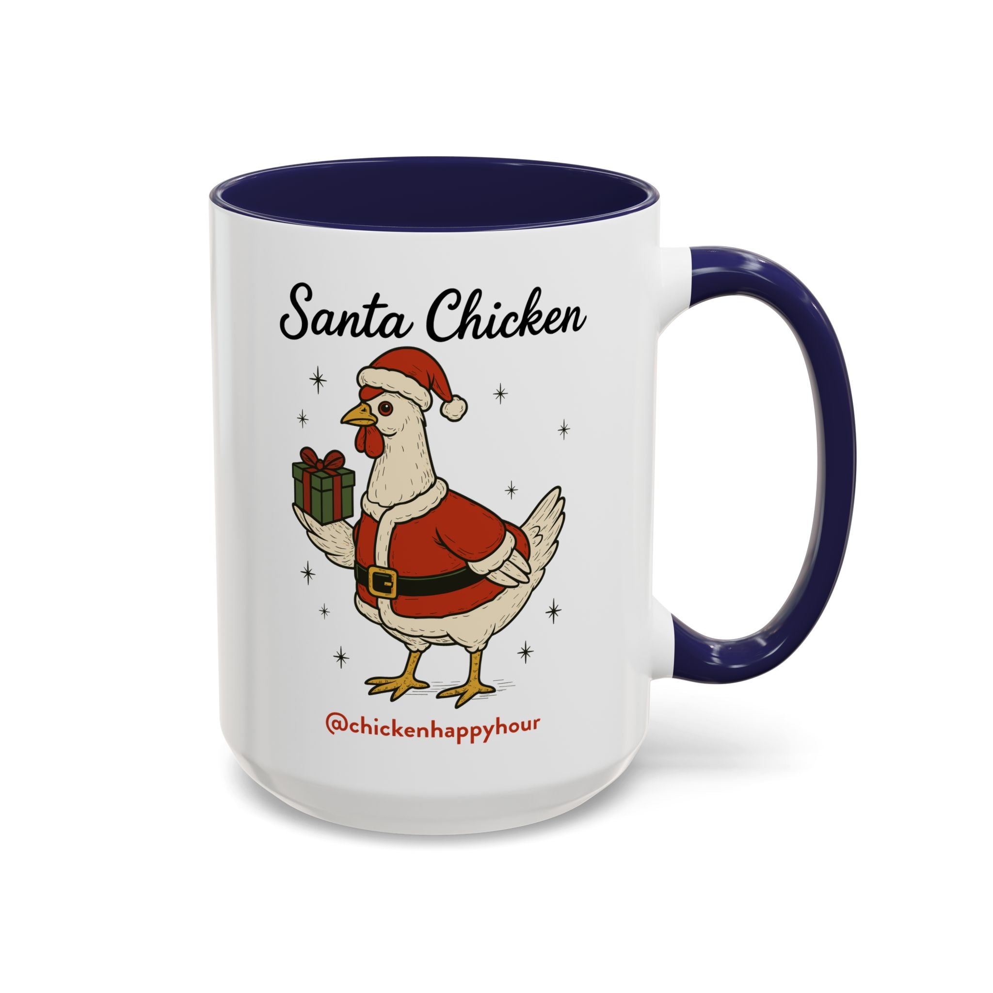 Santa Chicken Coffee Mug