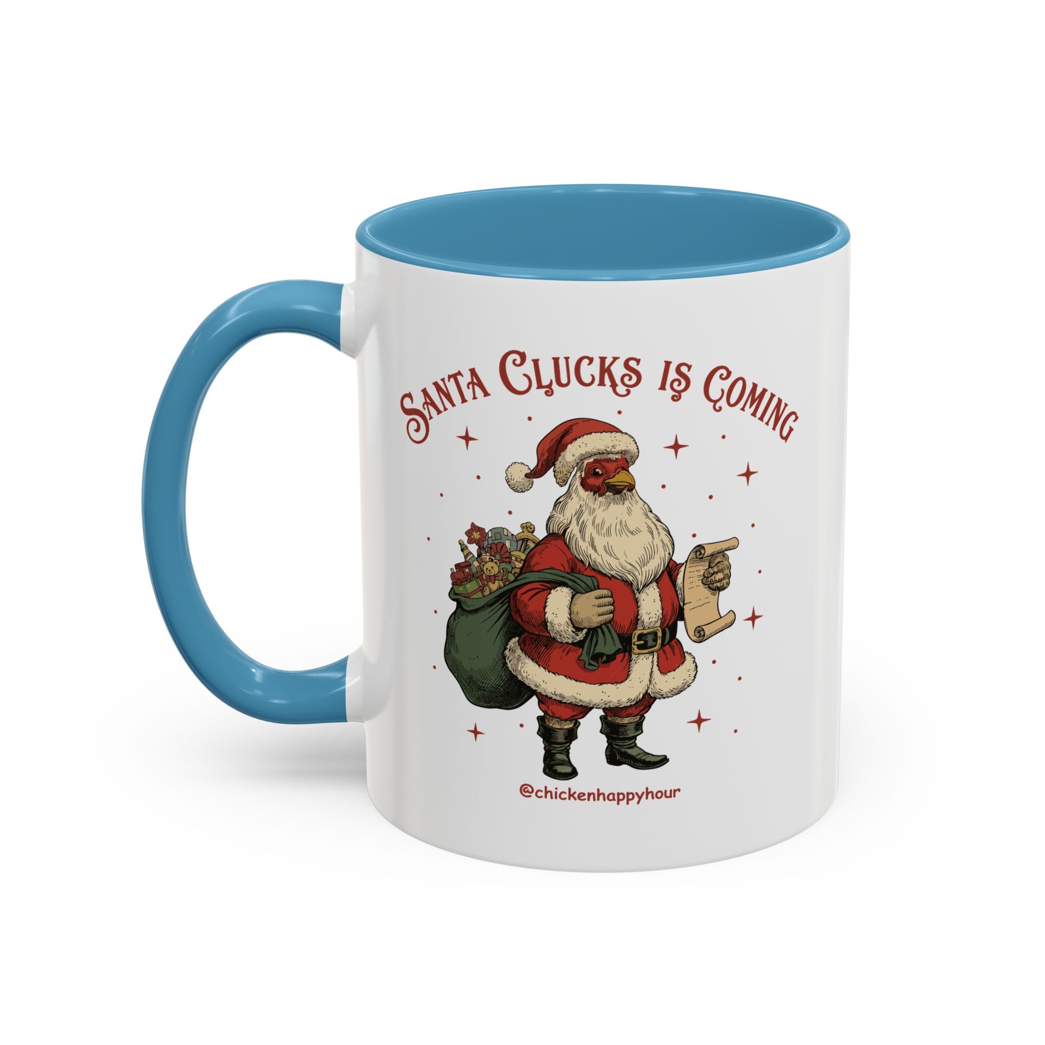 Santa Clucks Is Coming Coffee Mug