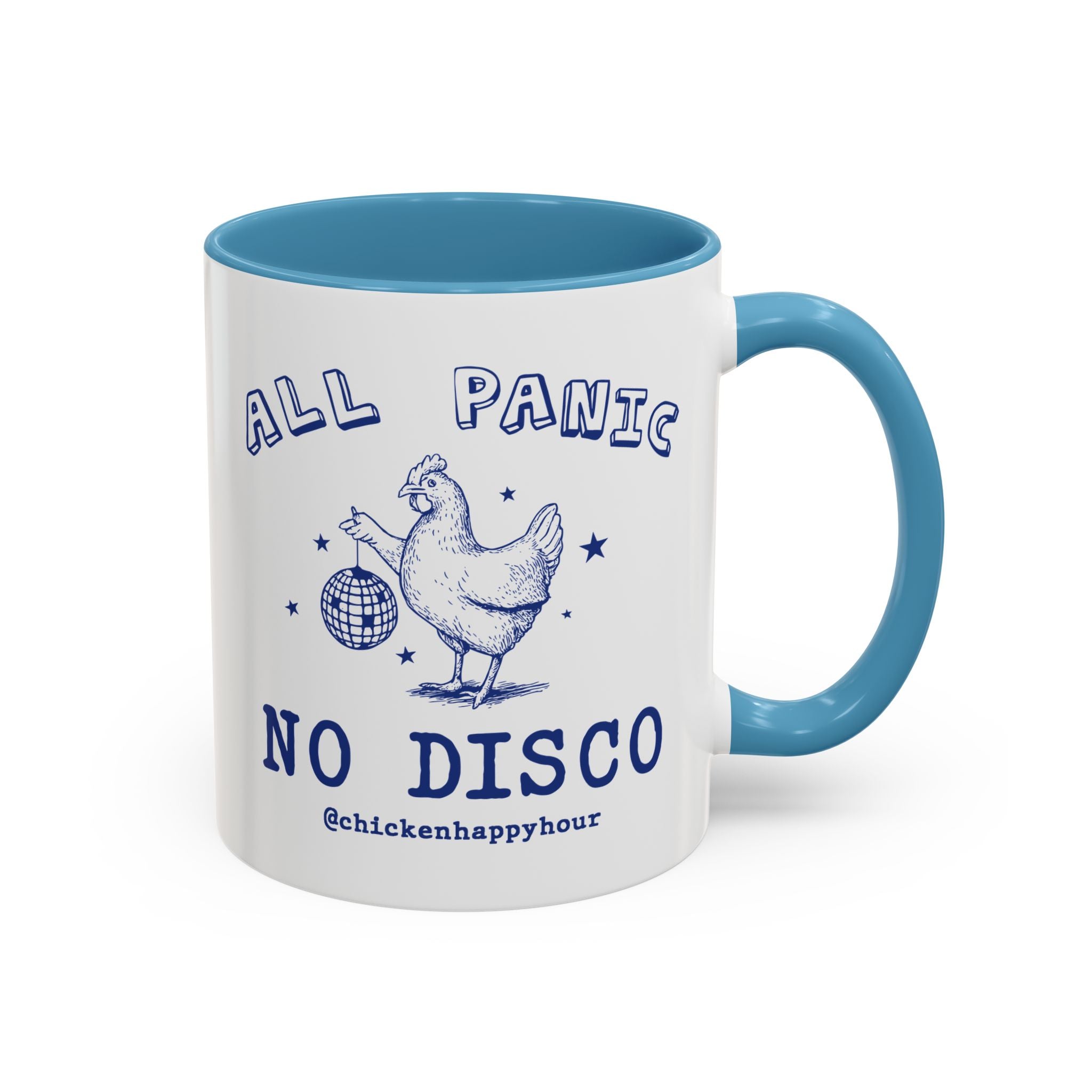 All Panic No Disco Coffee Mug
