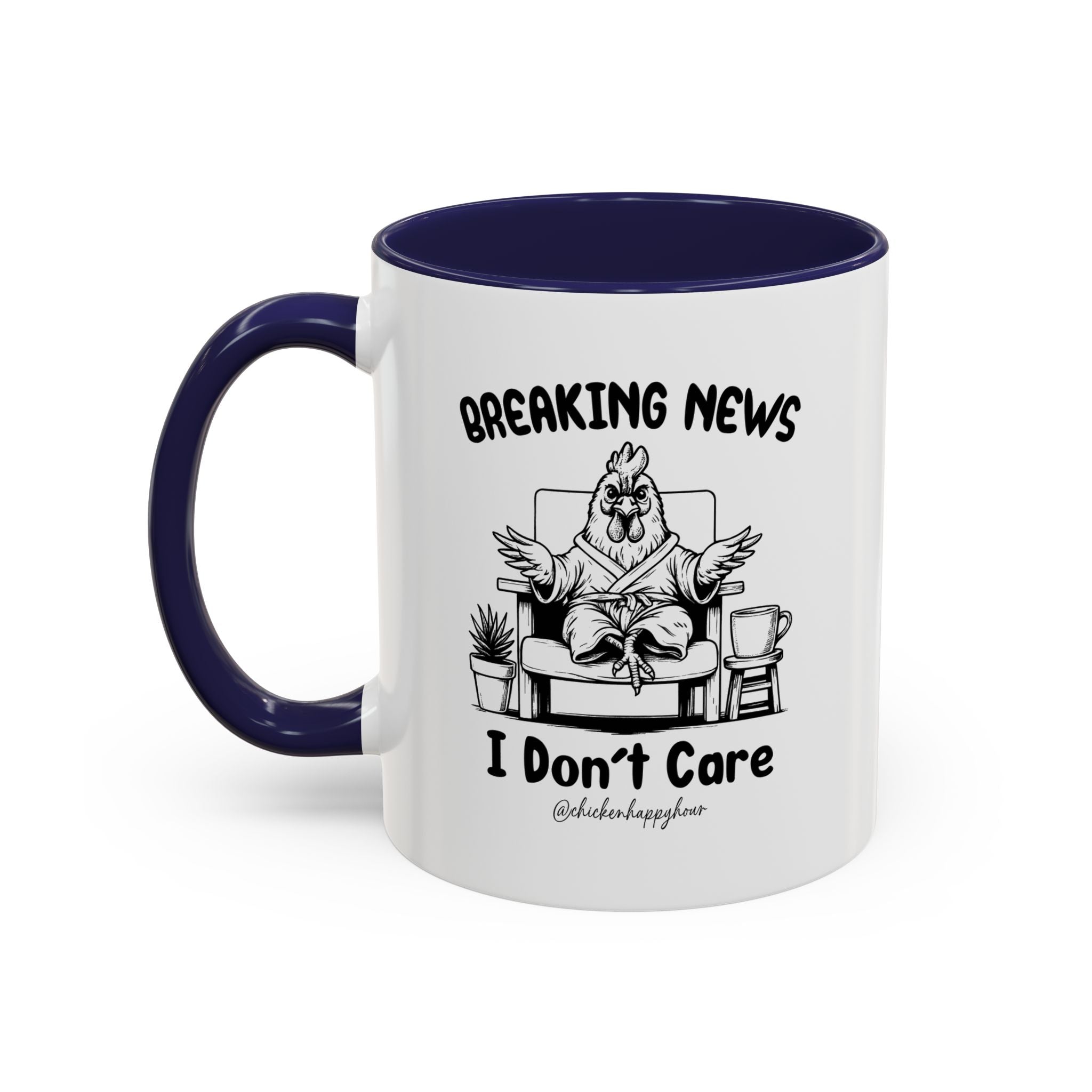Breaking News I Don't Care Coffee Mug