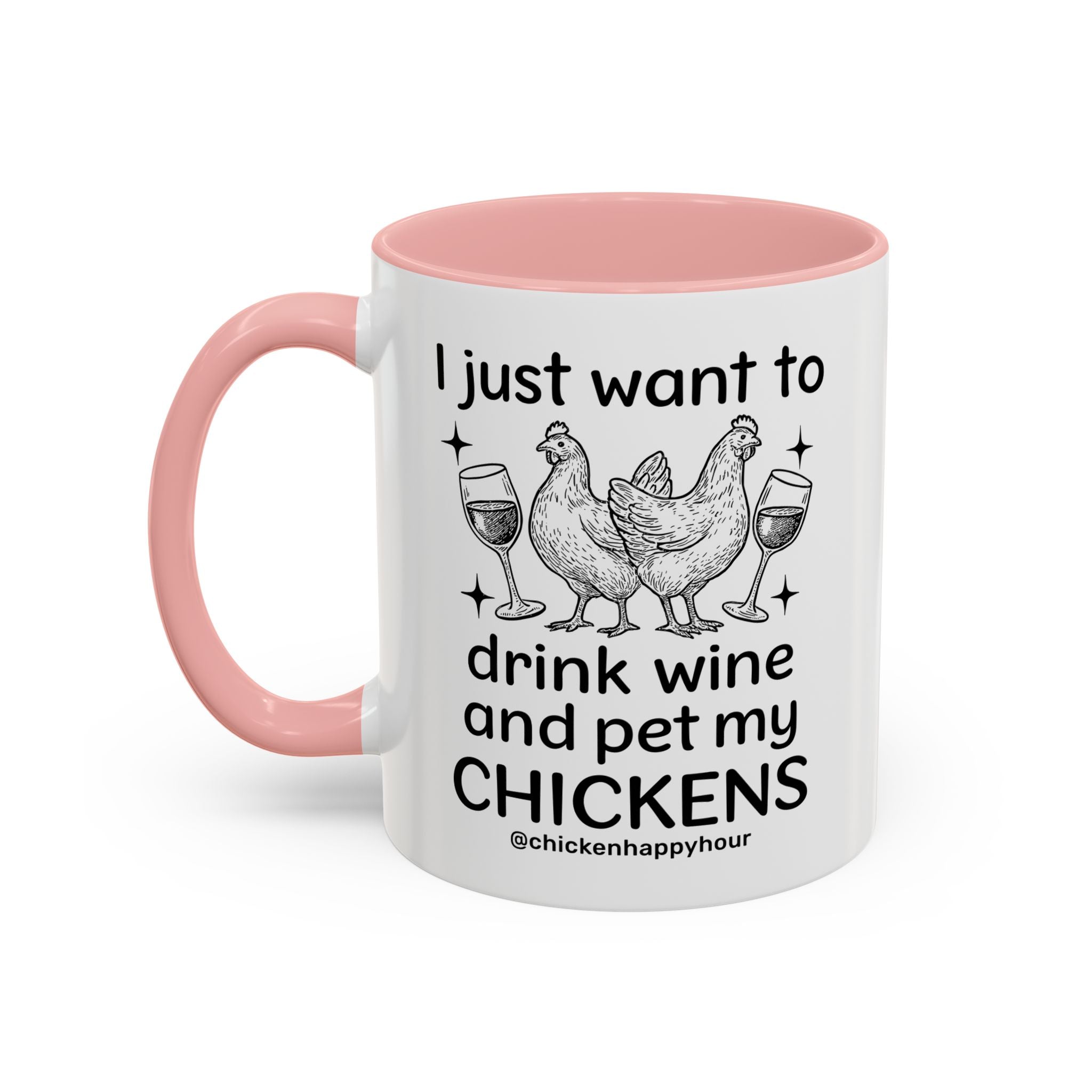 Wine and Chickens Coffee Mug