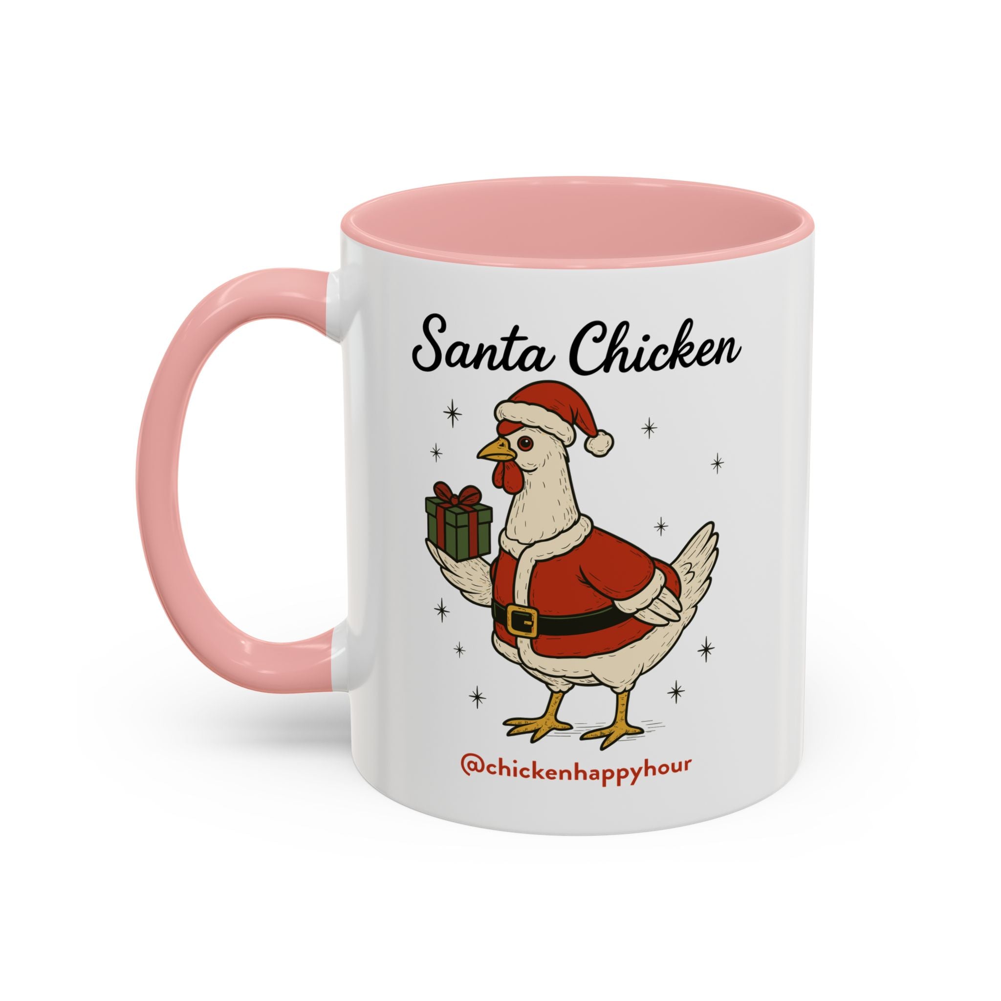 Santa Chicken Coffee Mug