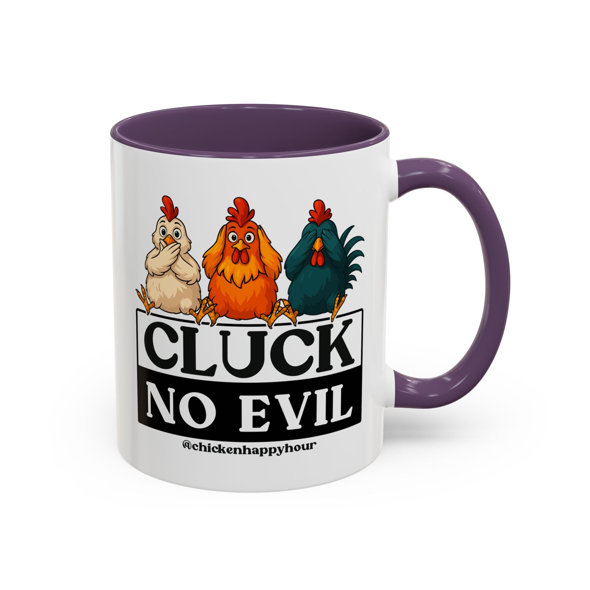 Cluck, No Evil Coffee Mug