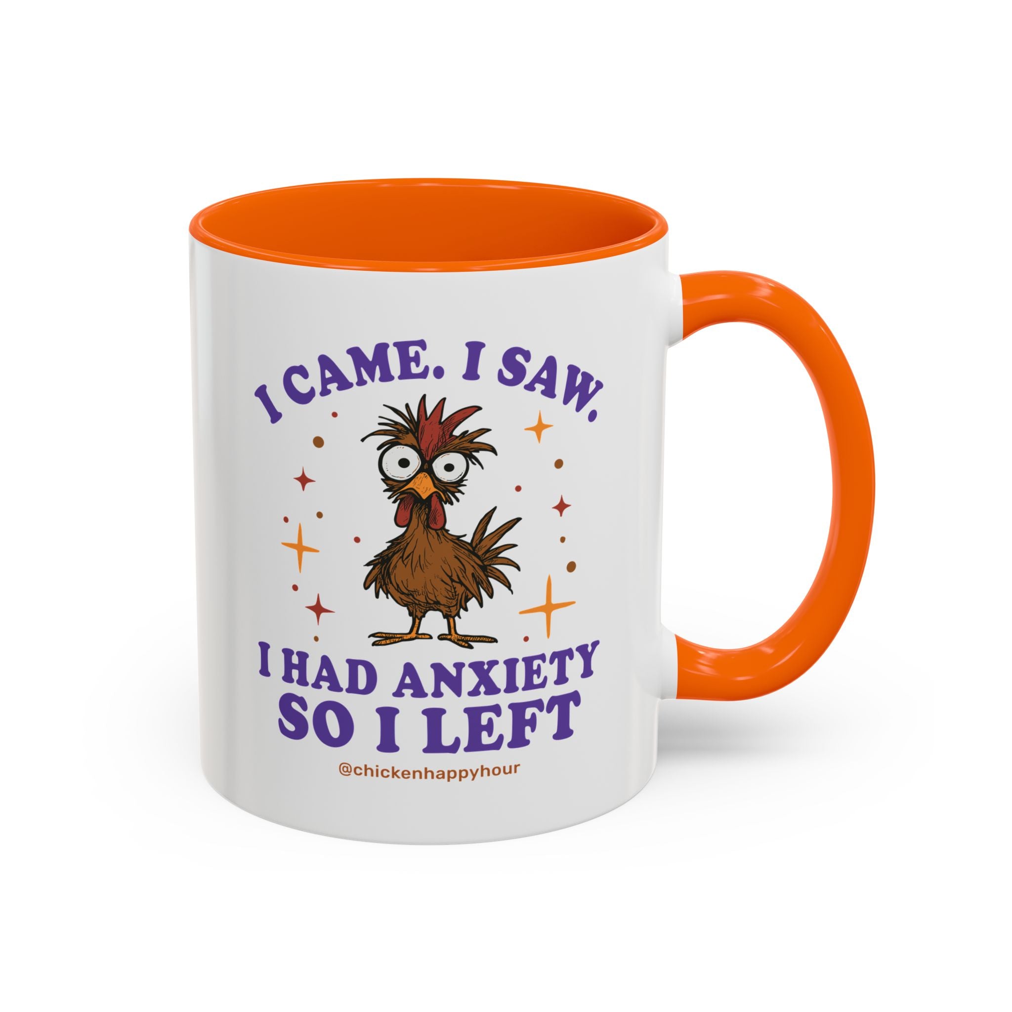 I Came I Saw I Had Anxiety I Left Coffee Mug