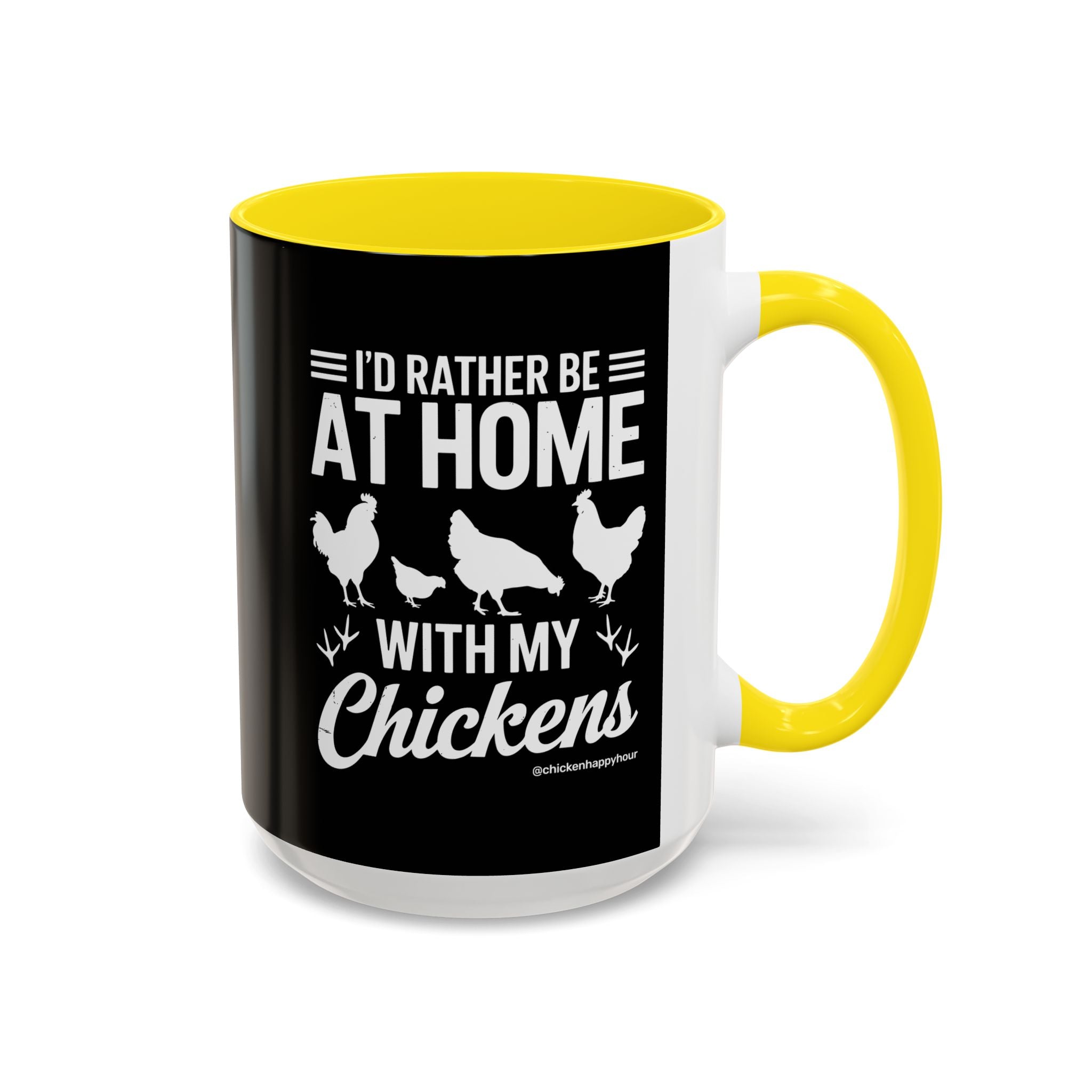 I'd Rather Be at Home With My Chickens Coffee Mug