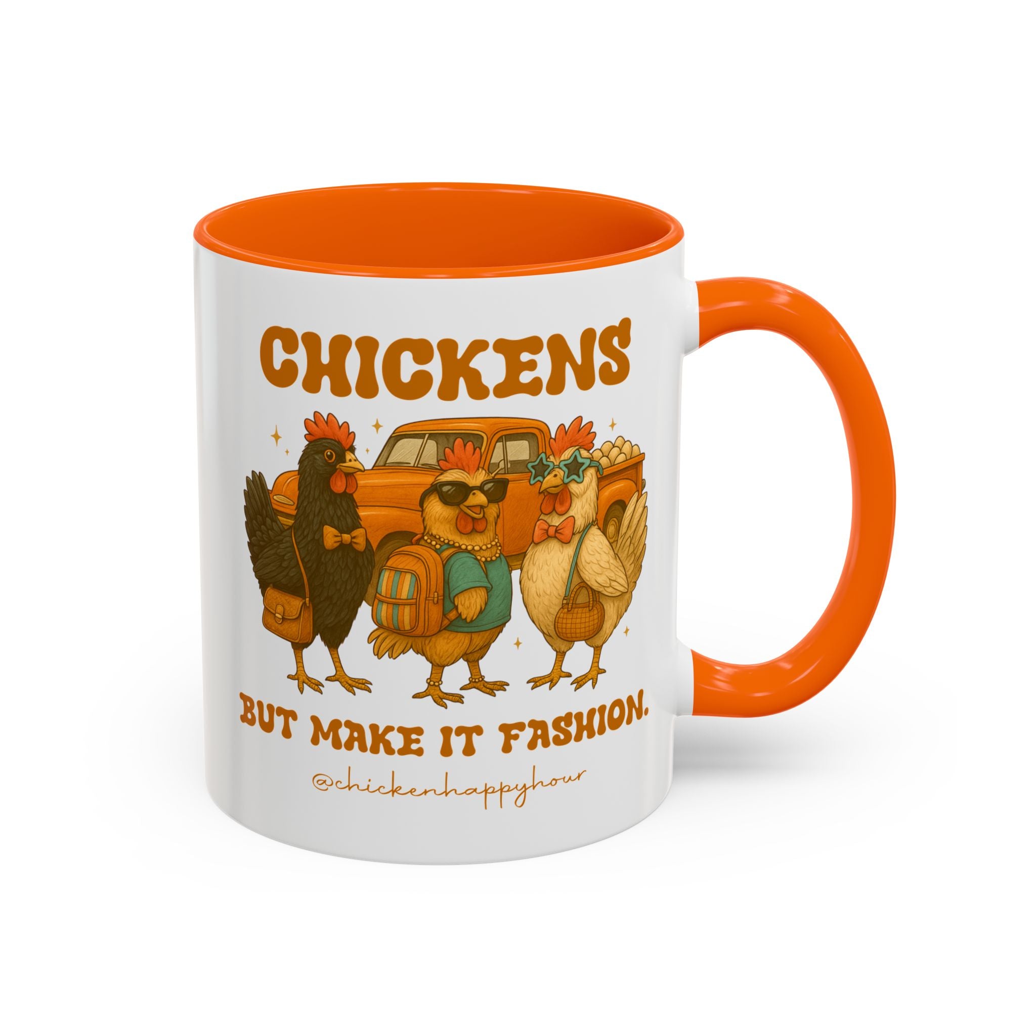 Chickens But Make it Fashion Coffee Mug