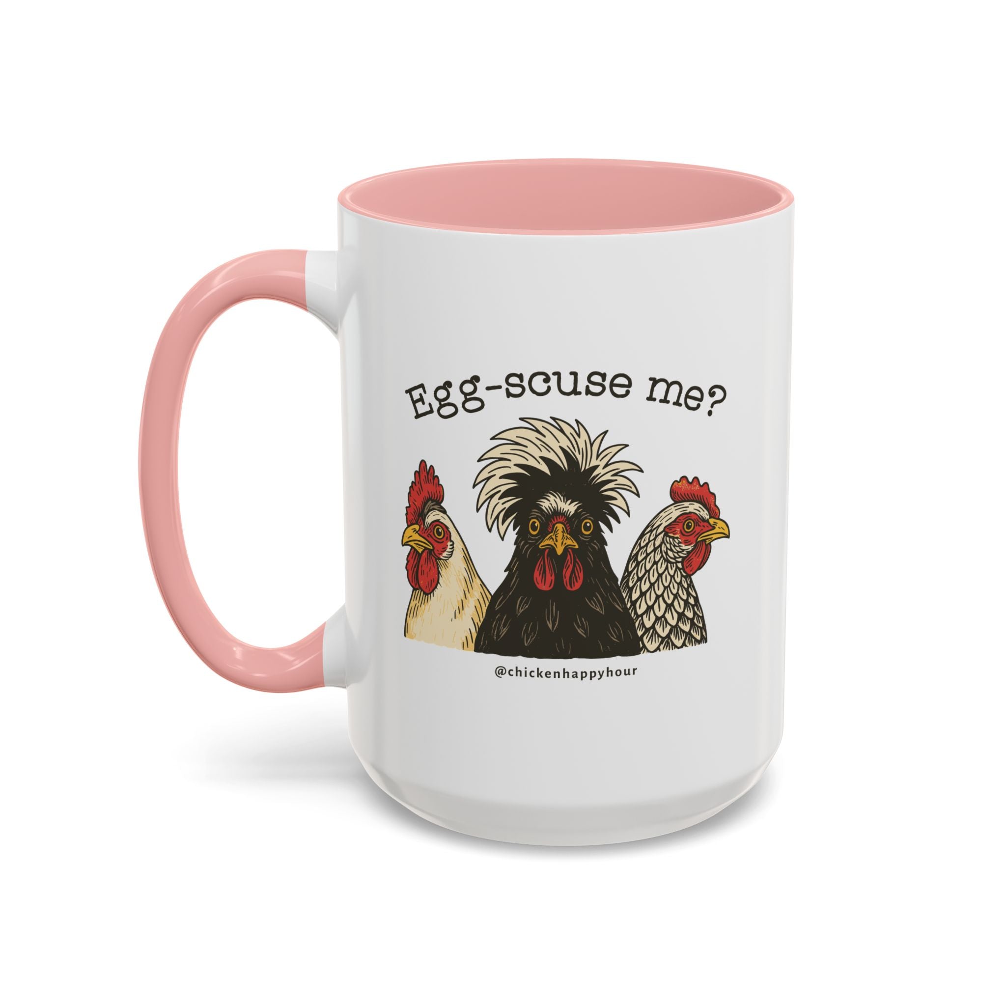 Egg-scuse Me Coffee Mug