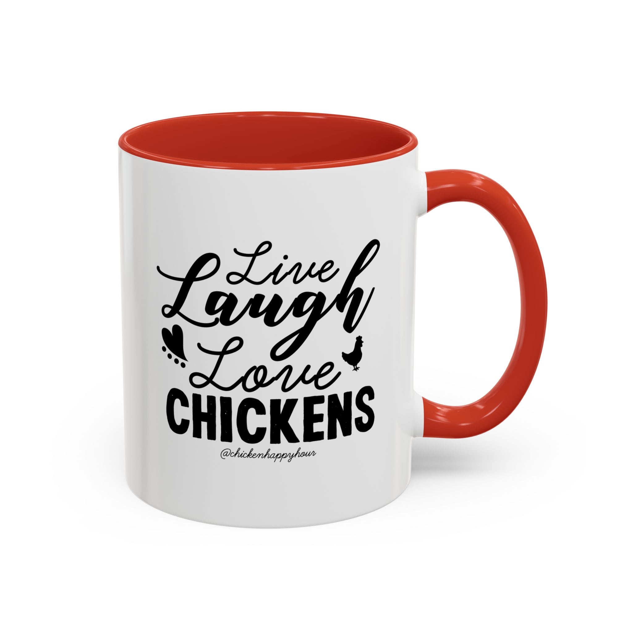 Live Laugh Love Chickens Coffee Mug