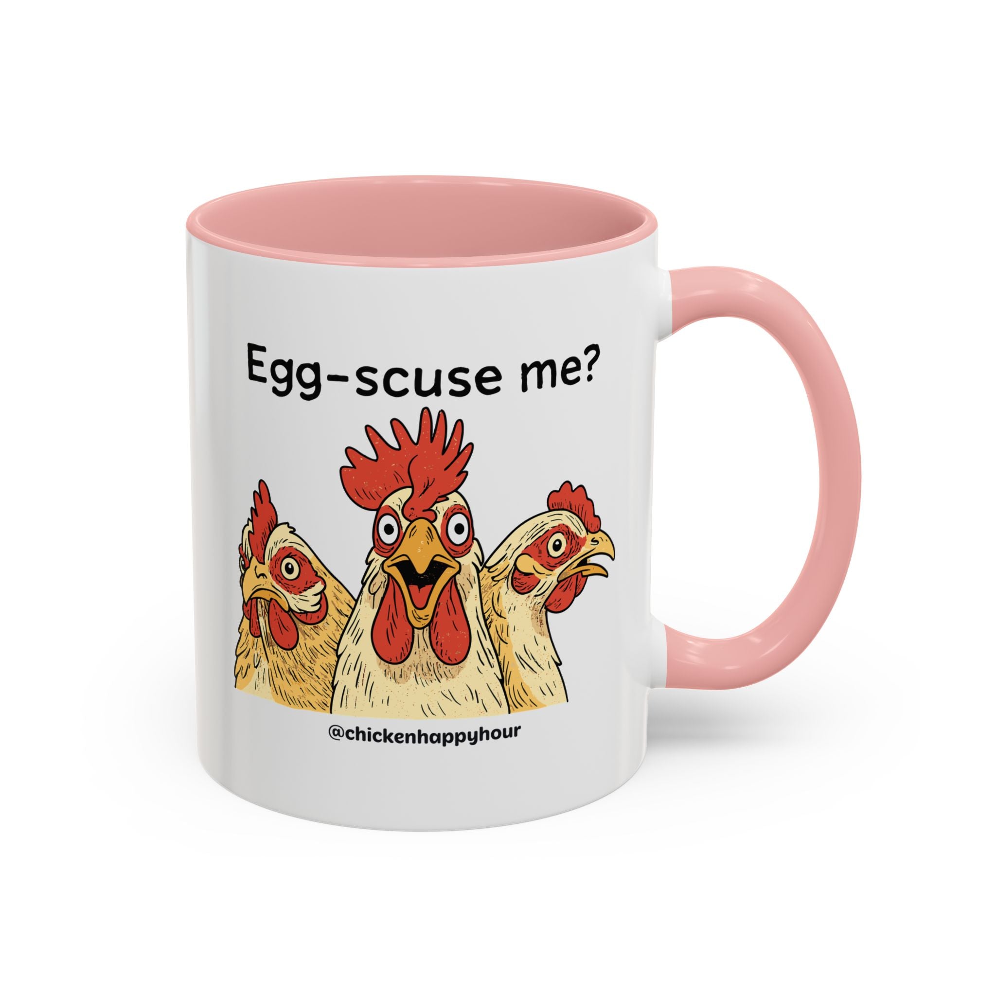Egg-Scuse Me Coffee Mug