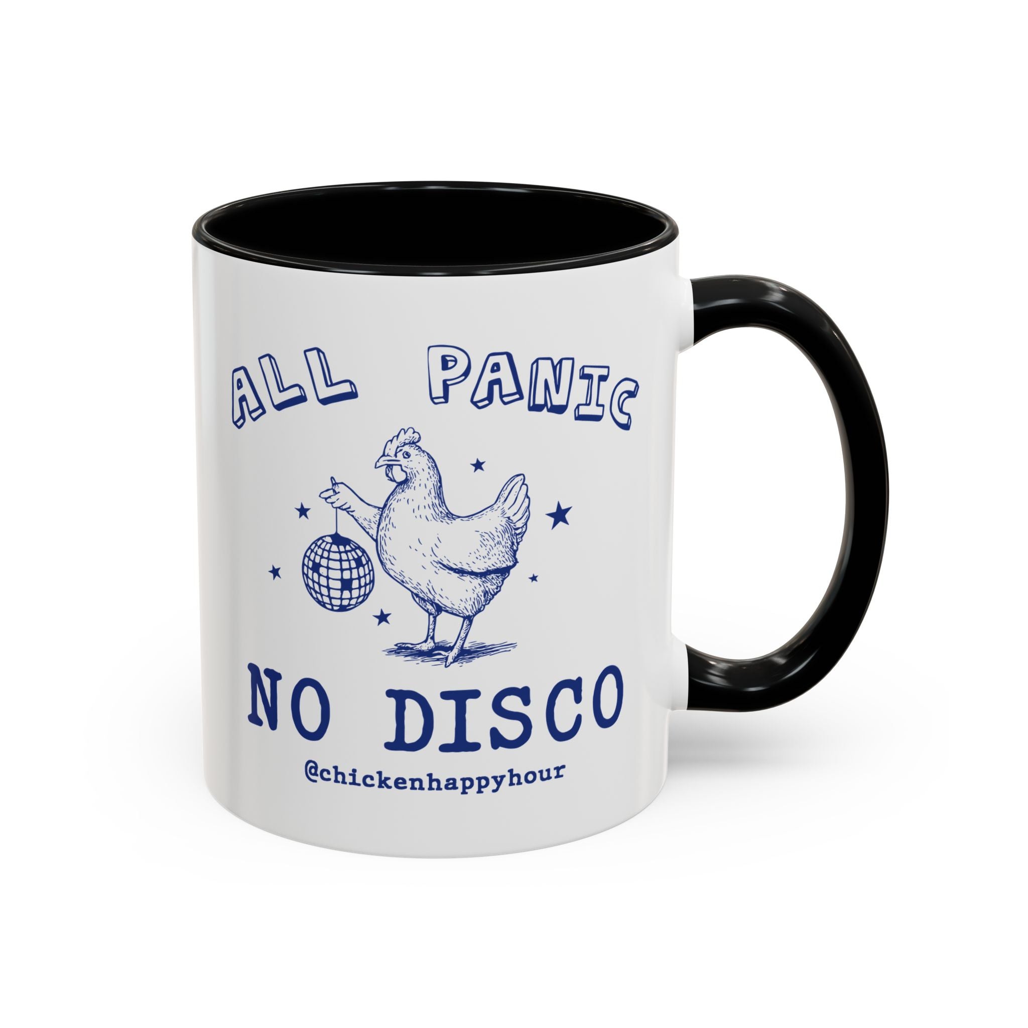 All Panic No Disco Coffee Mug
